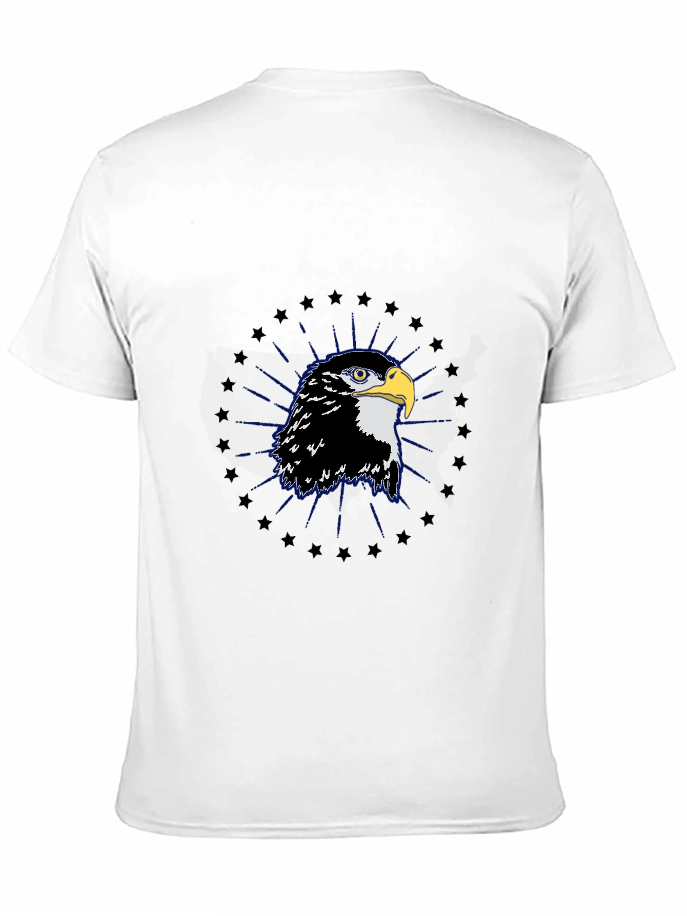 Eagle Graphic Tee - Black Cotton Blend