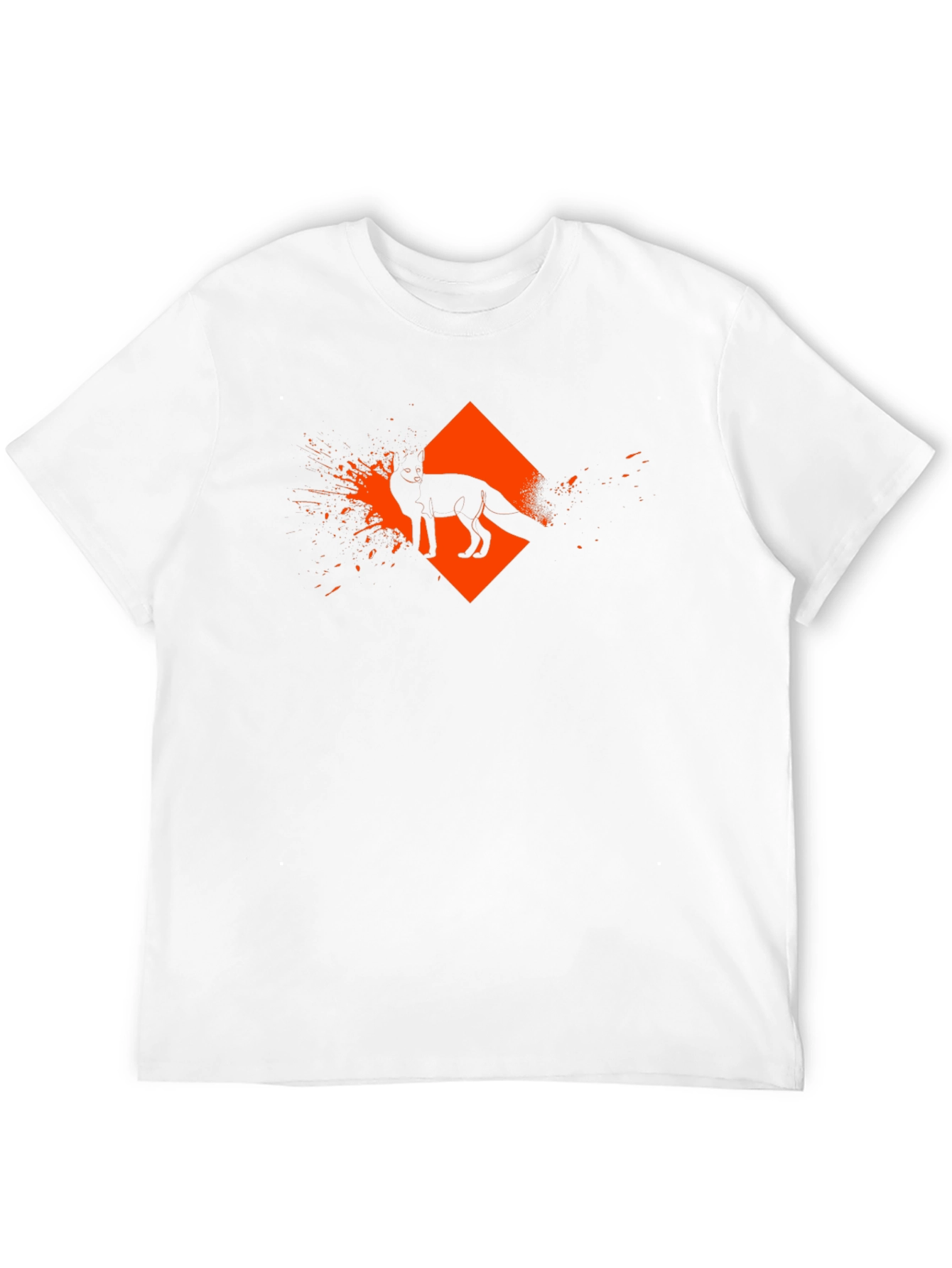 Urban Fox Graphic Tee - Mens Black T-Shirt