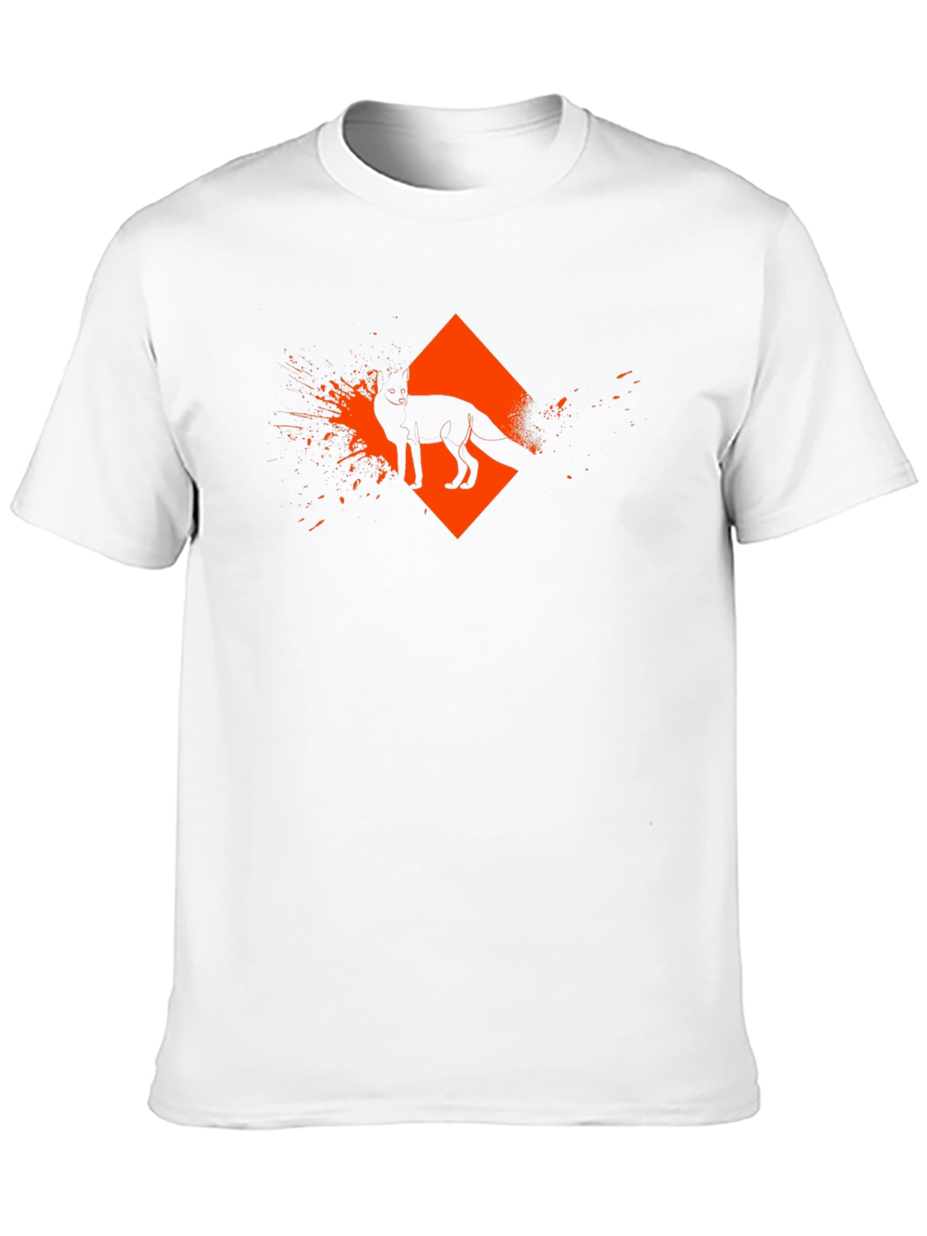 Urban Fox Graphic Tee - Mens Black T-Shirt