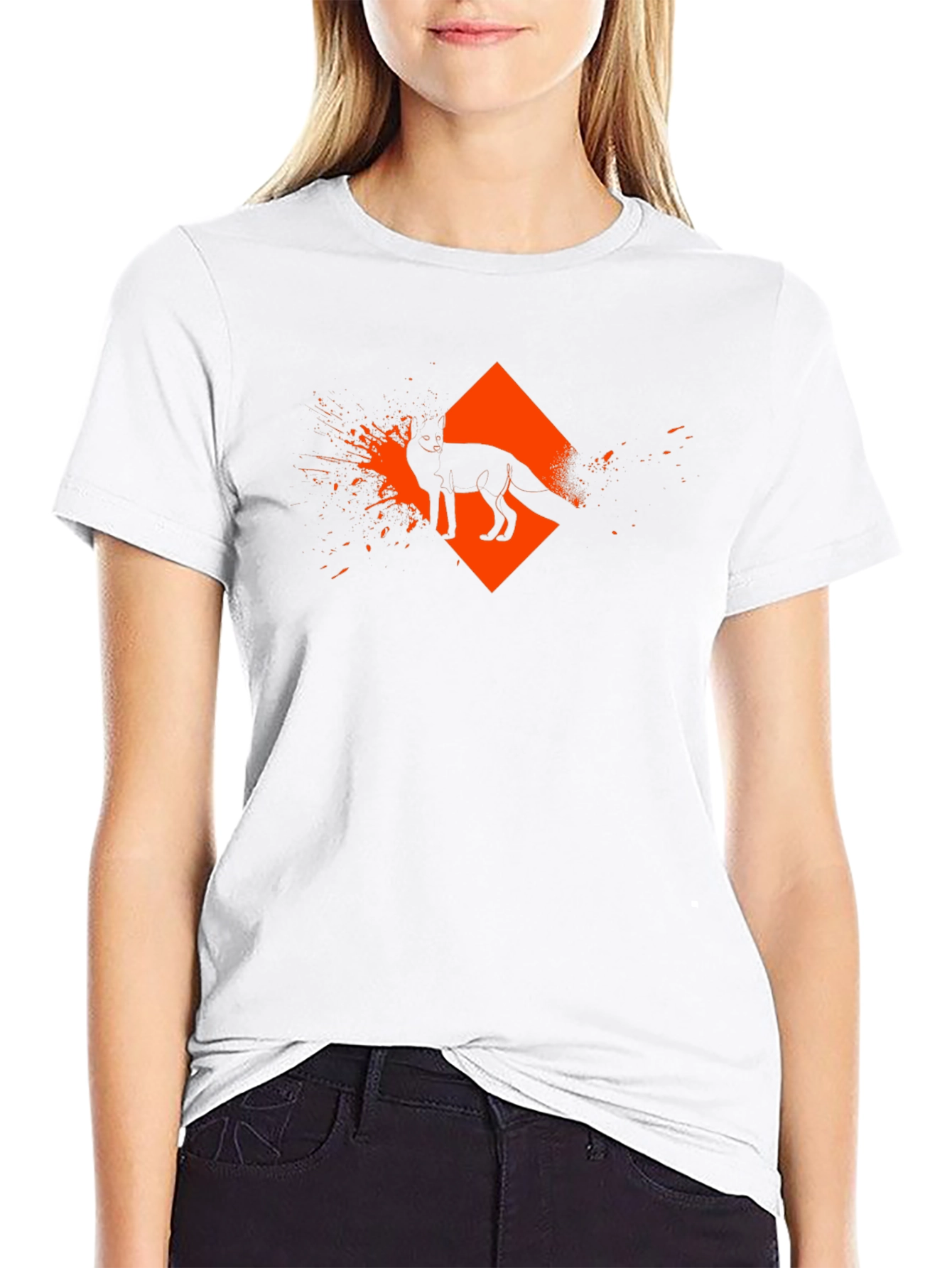 Urban Fox Graphic Tee - Mens Black T-Shirt