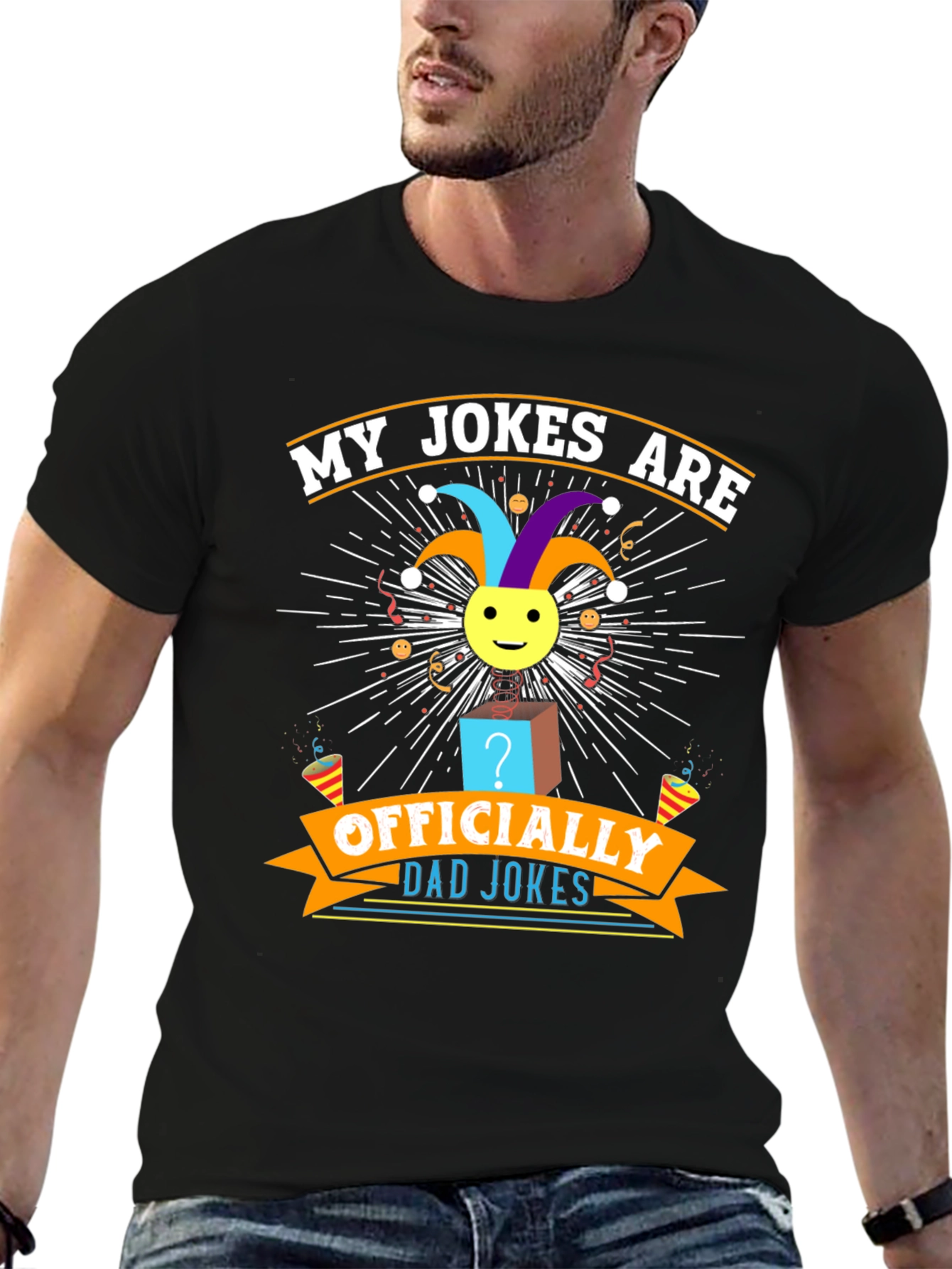 Officially Dad Jokes T-Shirt - Funny Humor Tee