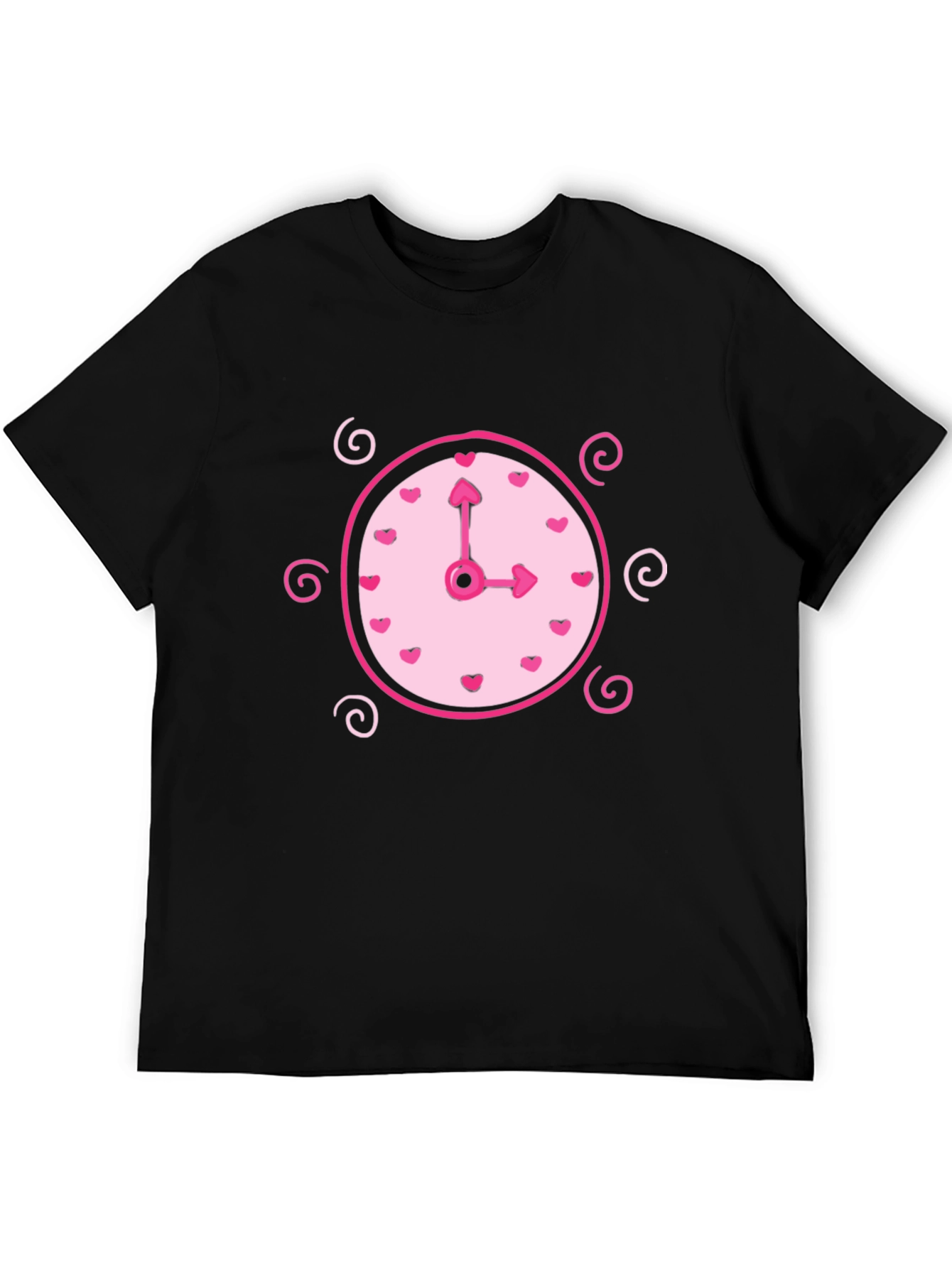 Whimsical Clock Heart T-Shirt