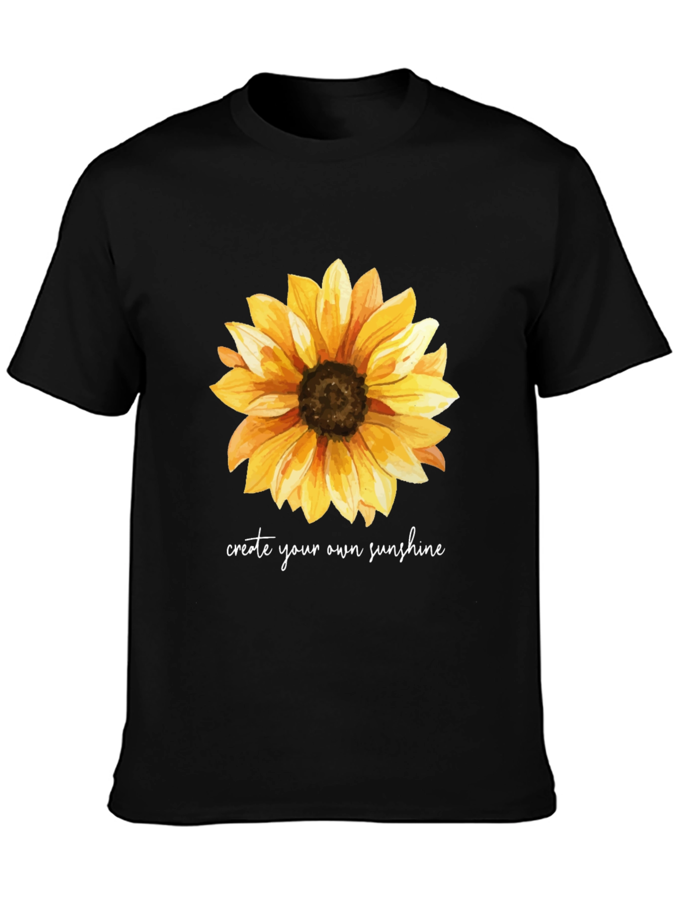 Sunflower Graphic T-Shirt - Create Your Own Sunshine