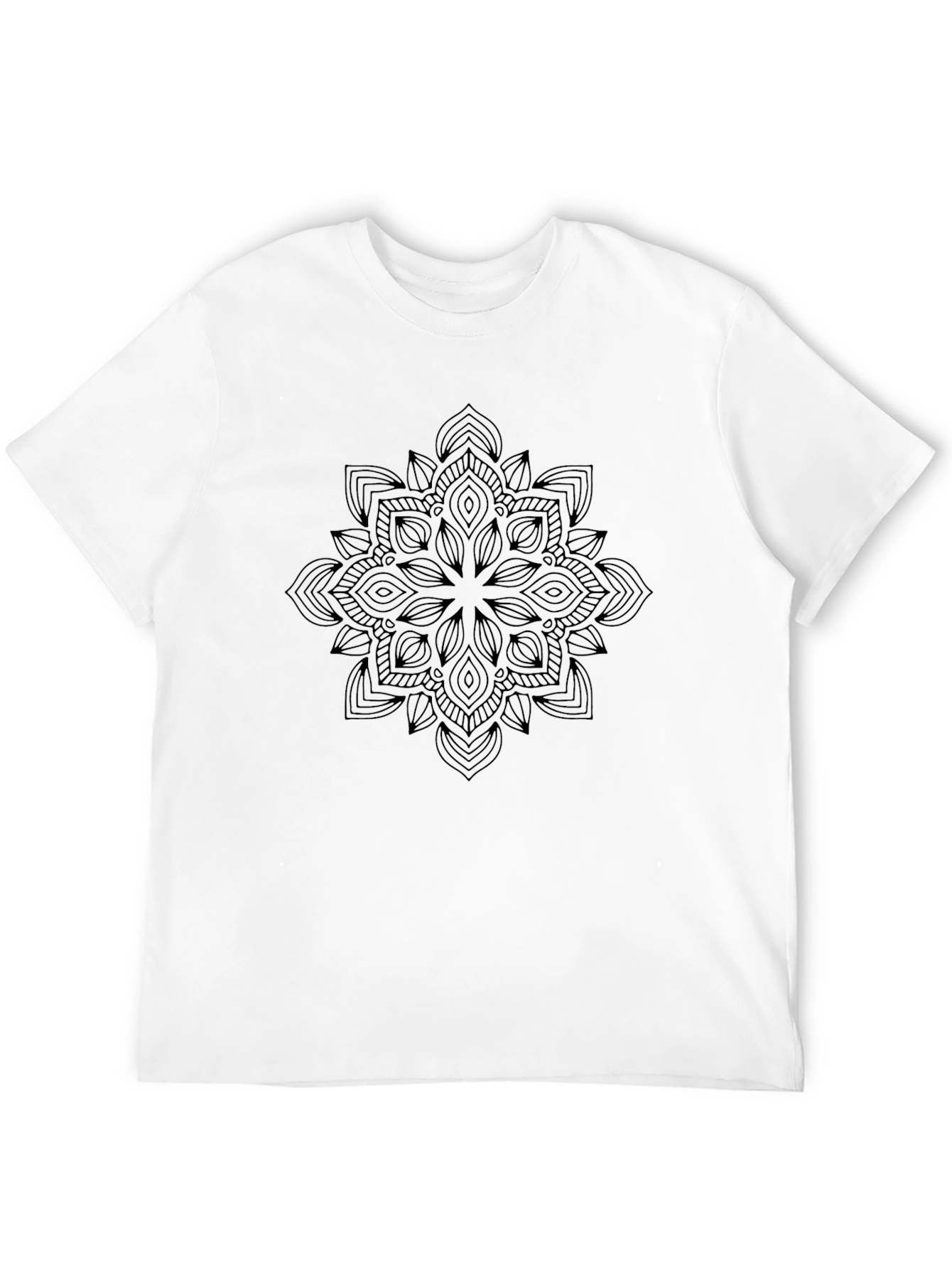 Mandala Black T-Shirt - Stylish Graphic Tee