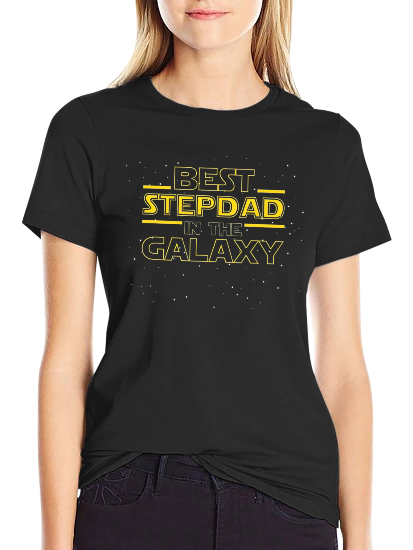 Best Stepdad Galaxy T-Shirt - Star Wars Inspired
