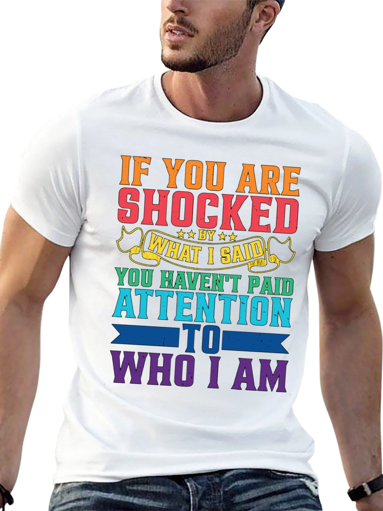 Shocked By What I Said Mens Graphic Tee