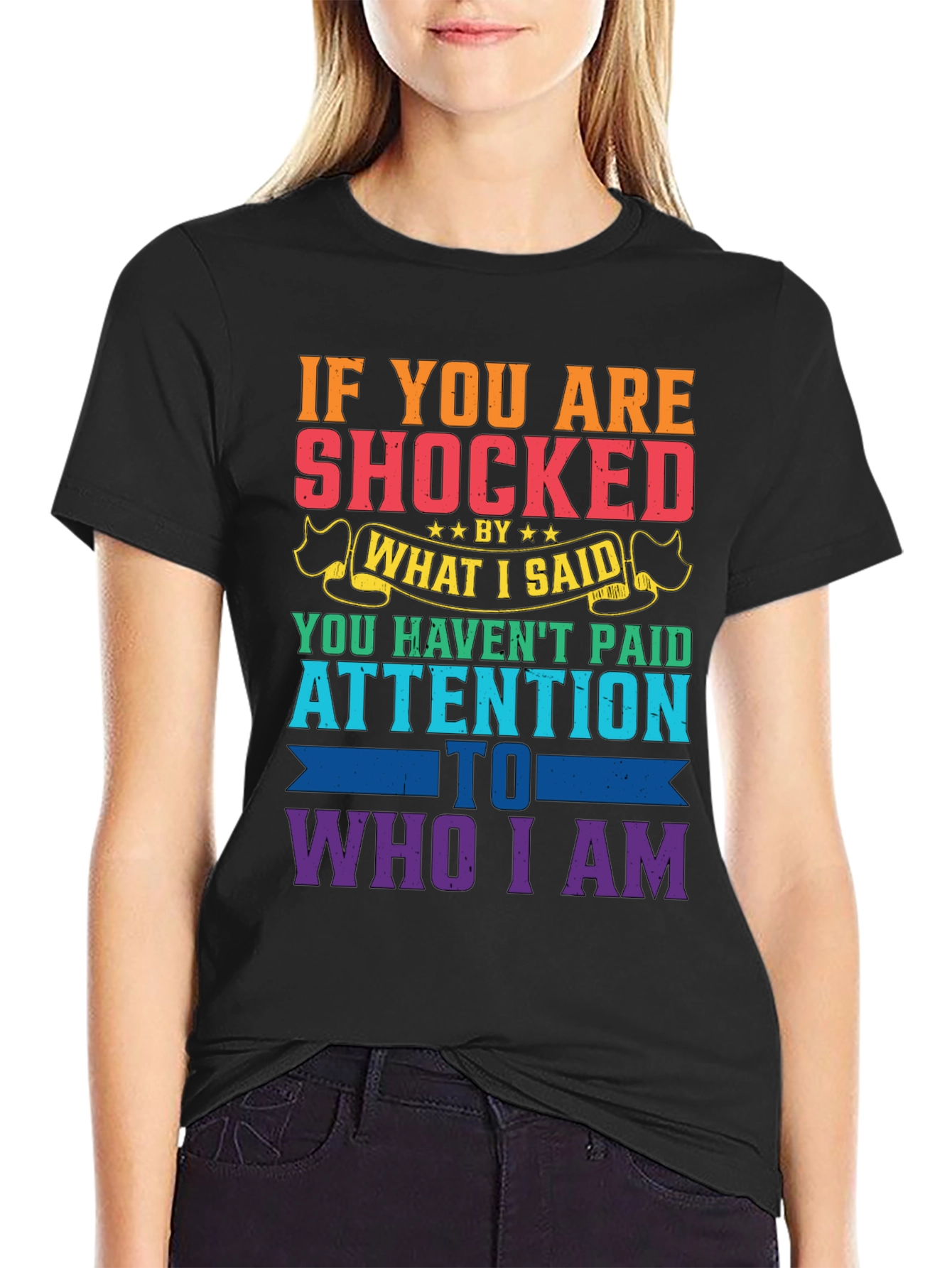 Shocked By What I Said Mens Graphic Tee