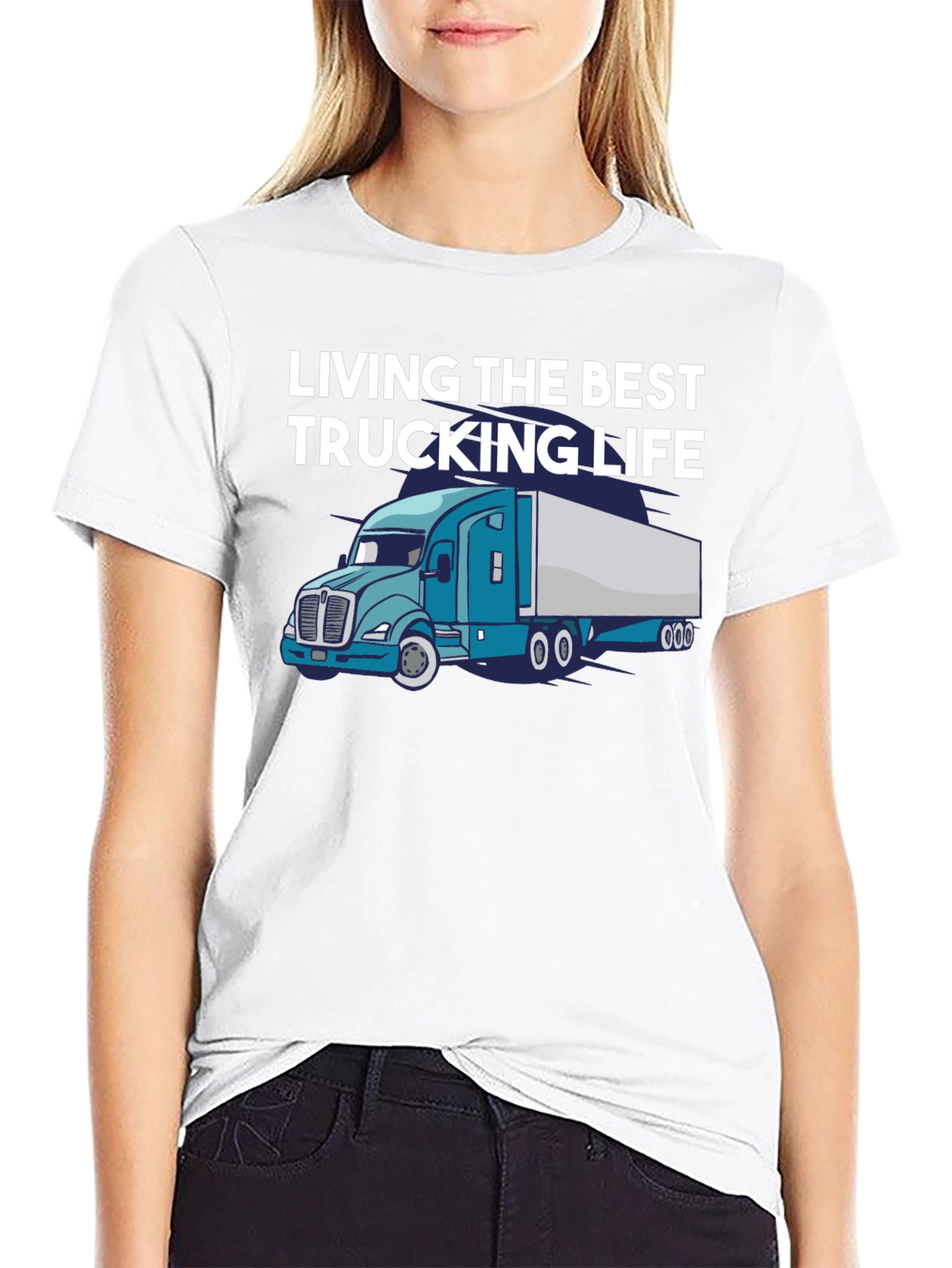 Living the Best Trucking Life Tee