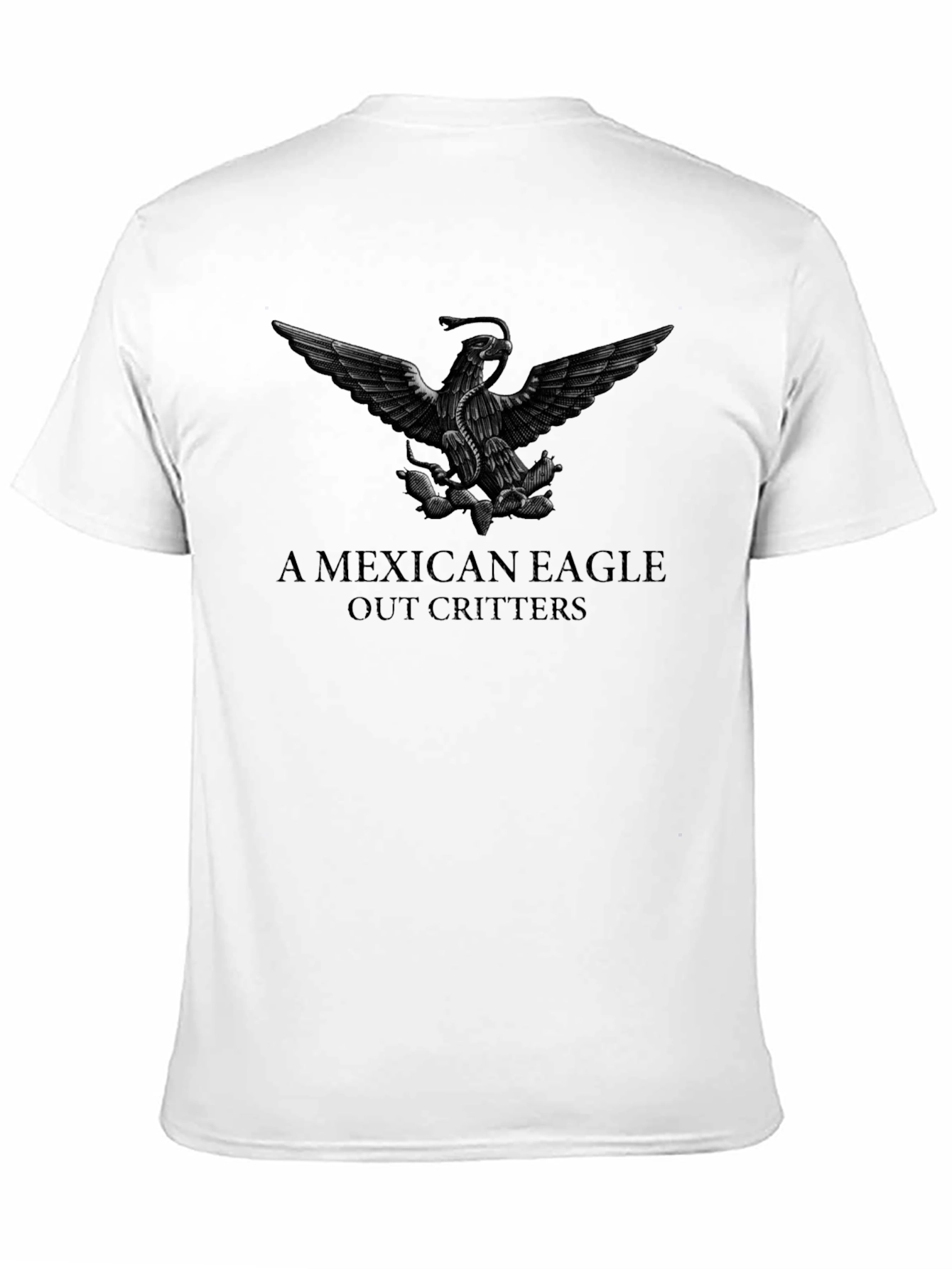 Mexican Eagle T-Shirt - Black Graphic Tee