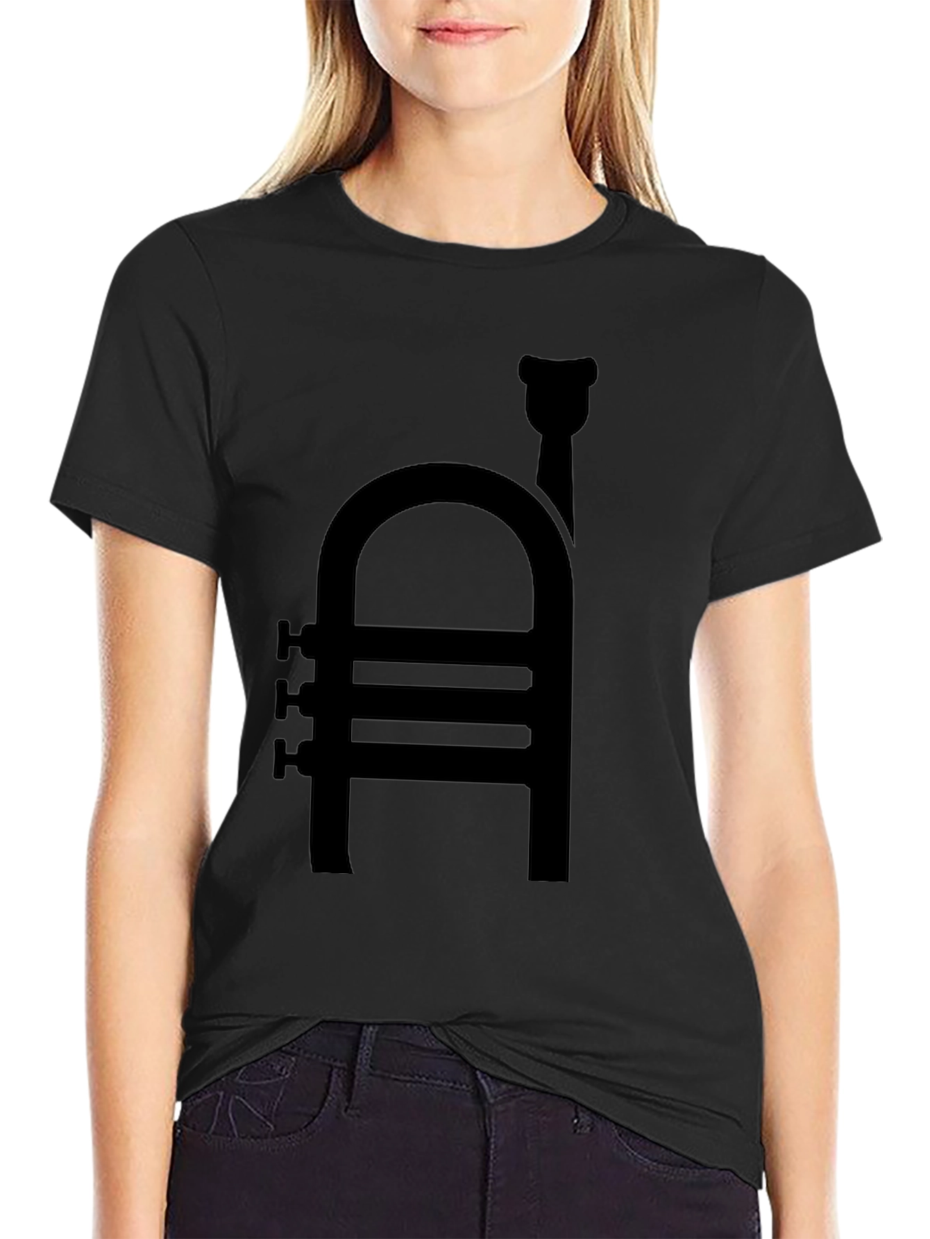 Trumpet Graphic T-Shirt - Music Lover Tee