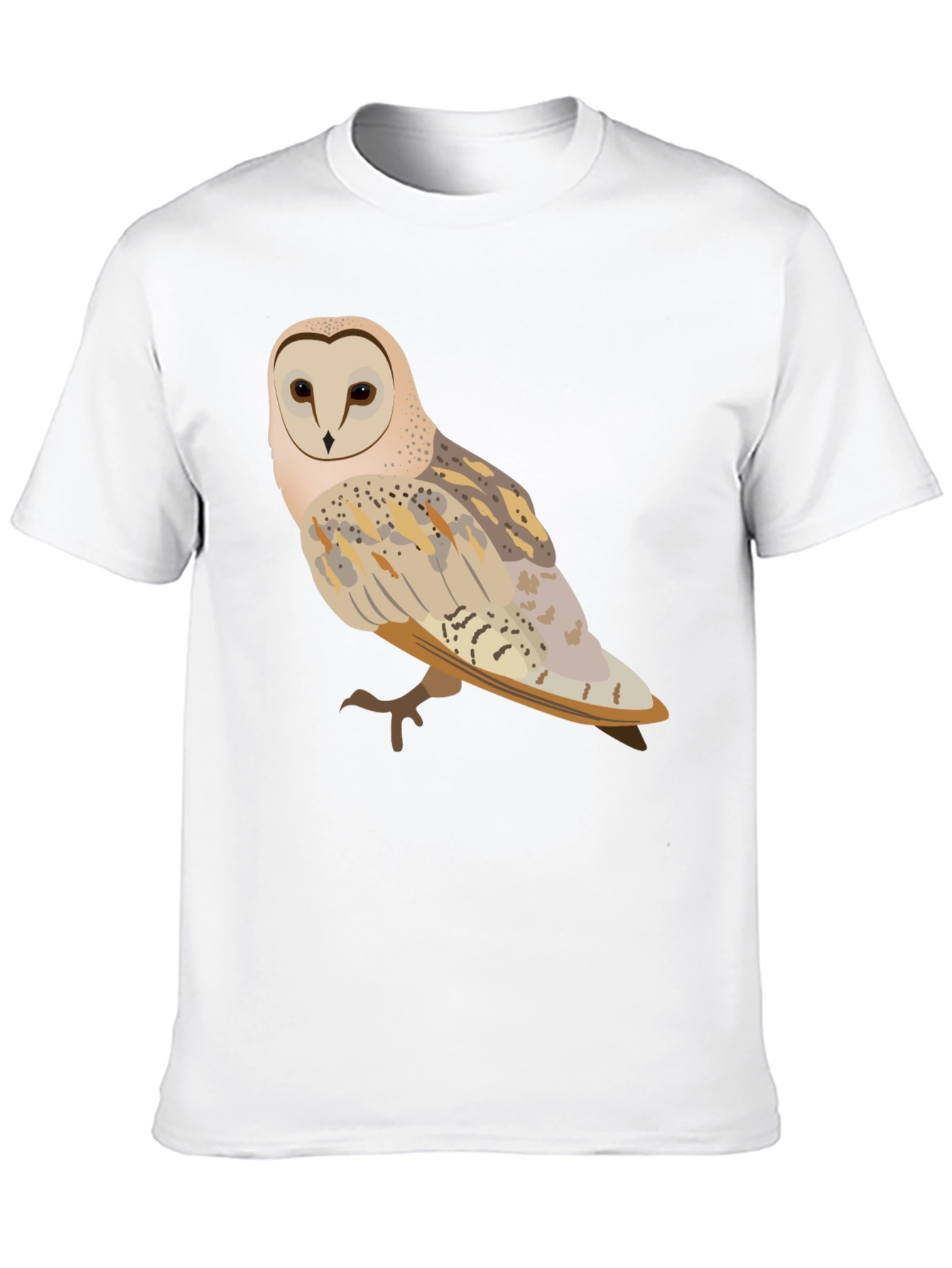 Barn Owl Graphic Tee - Mens Black T-Shirt