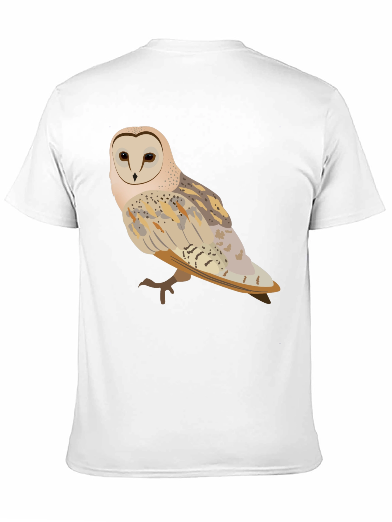 Barn Owl Graphic Tee - Mens Black T-Shirt