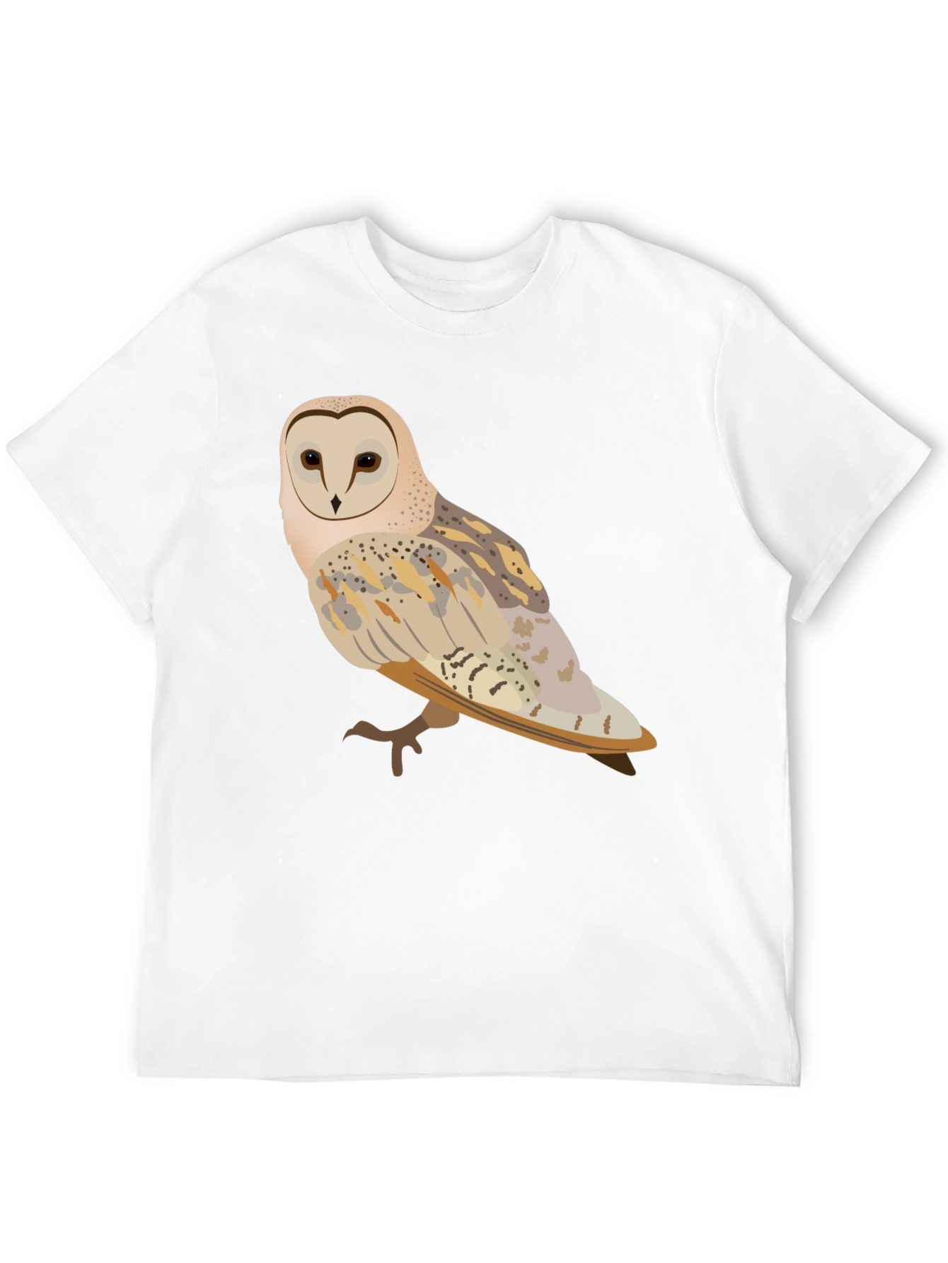 Barn Owl Graphic Tee - Mens Black T-Shirt