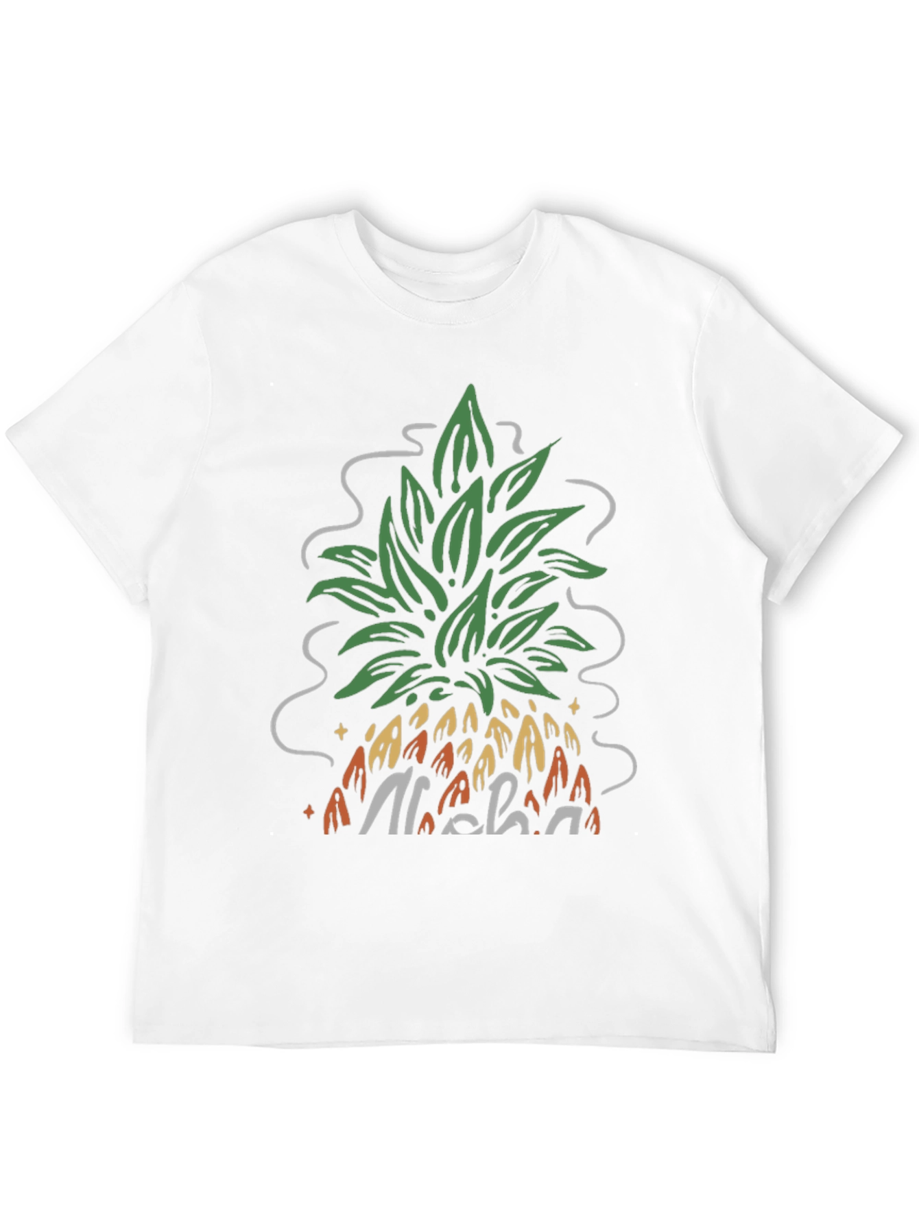Aloha Pineapple Graphic Tee - Casual Comfort