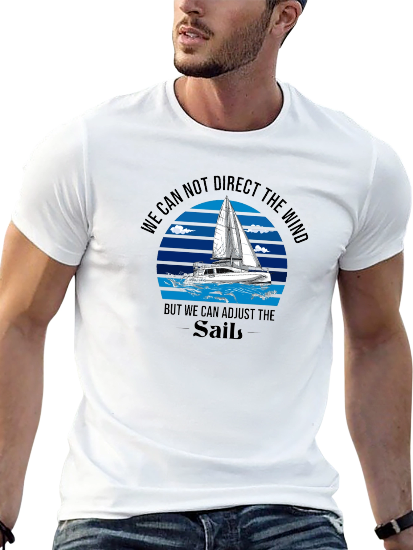 Sailboat Graphic T-Shirt - Adjust the Sails