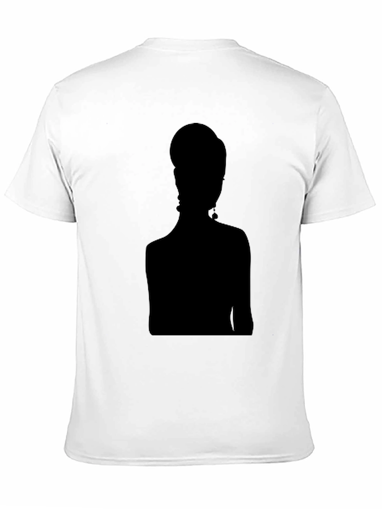 Silhouette Graphic Tee - Stylish Black T-Shirt