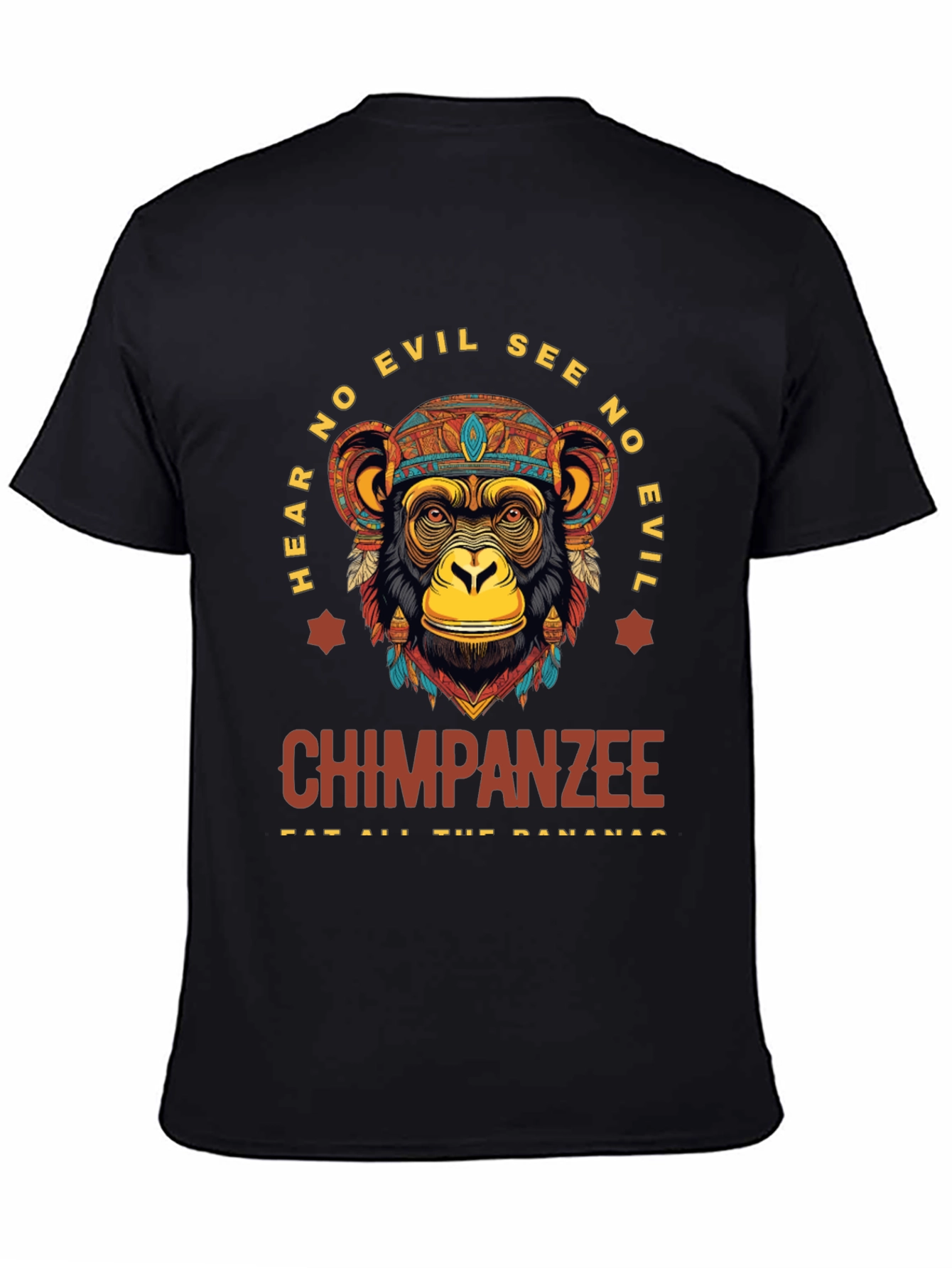 Chimpanzee Hear No Evil T-Shirt