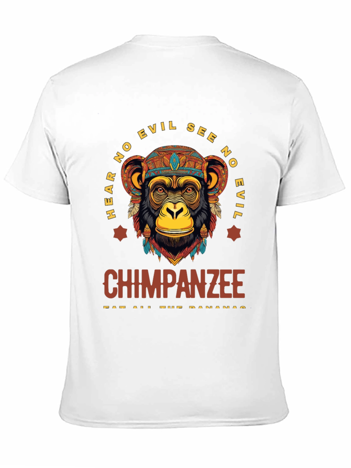 Chimpanzee Hear No Evil T-Shirt
