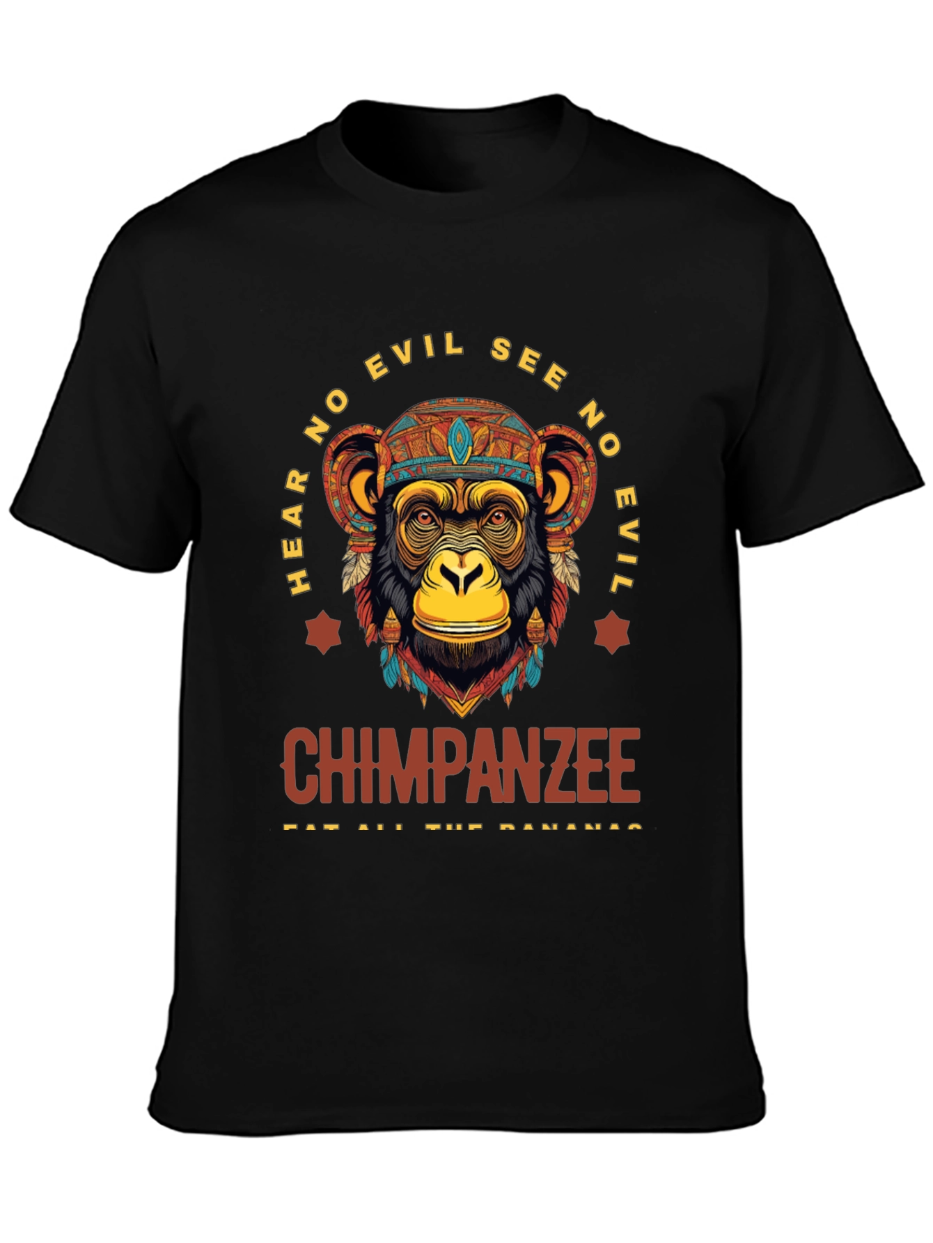 Chimpanzee Hear No Evil T-Shirt