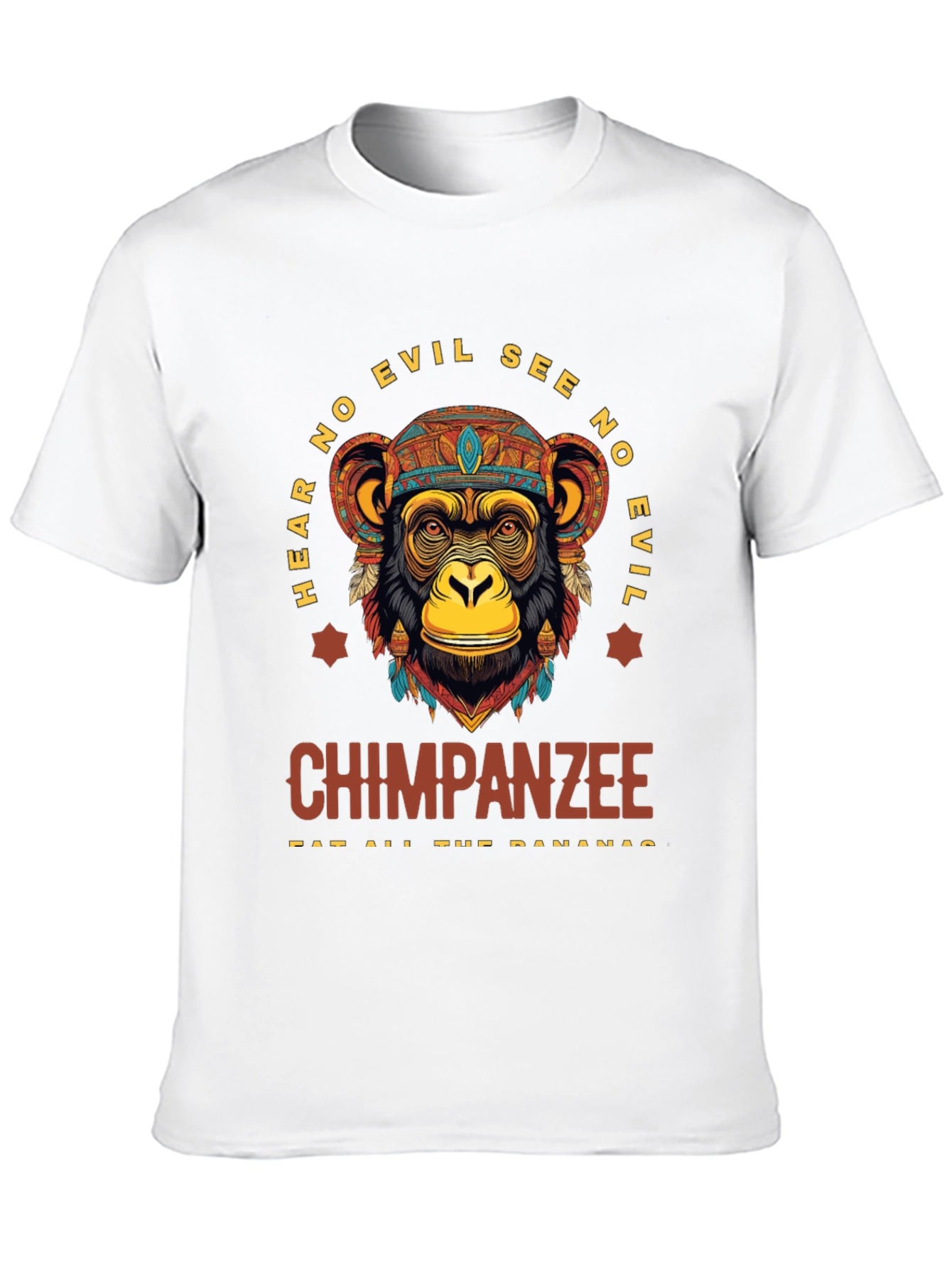 Chimpanzee Hear No Evil T-Shirt