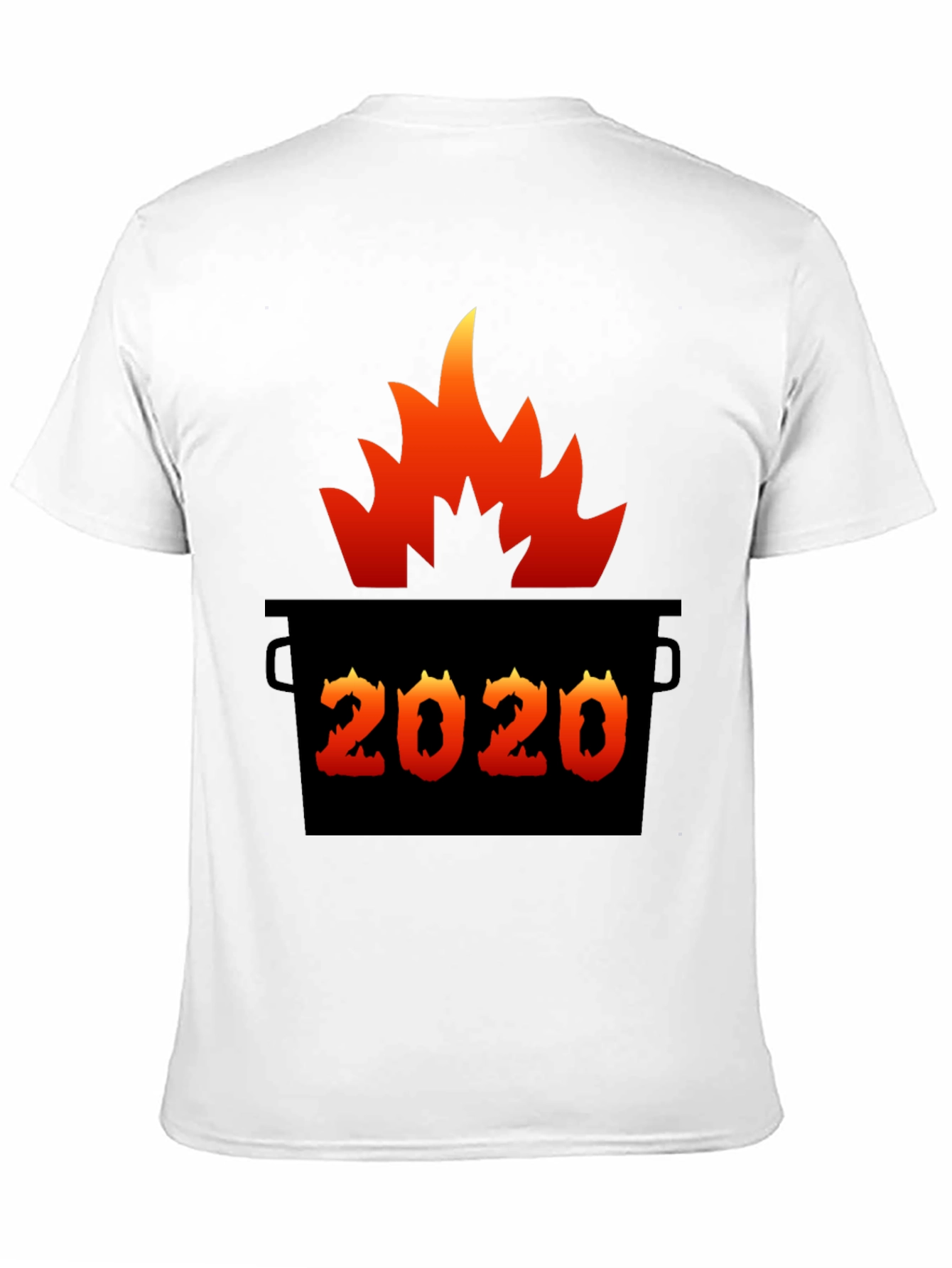 2020 Dumpster Fire T-Shirt Unisex Black Tee