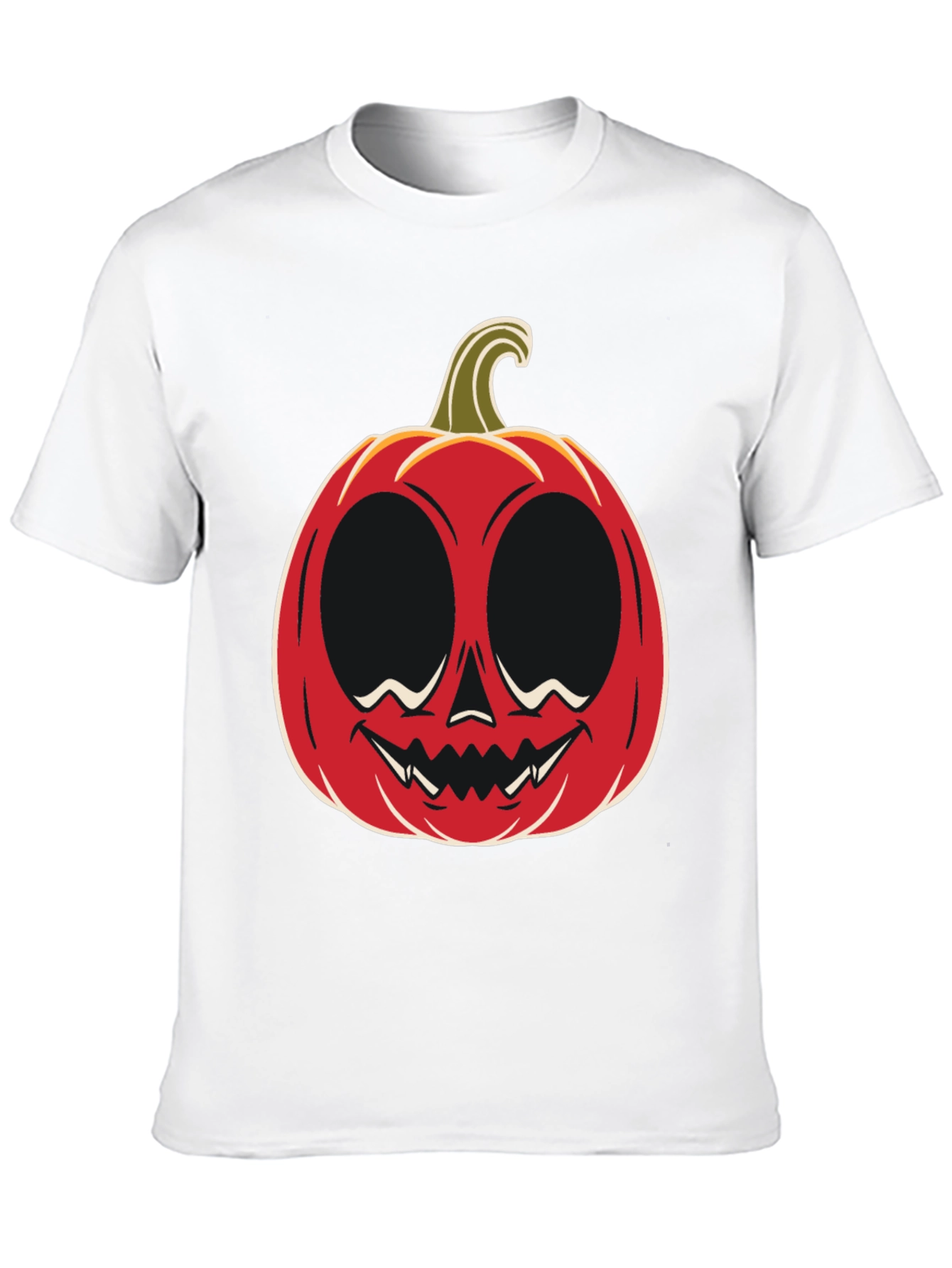 Halloween Pumpkin Face Graphic Tee