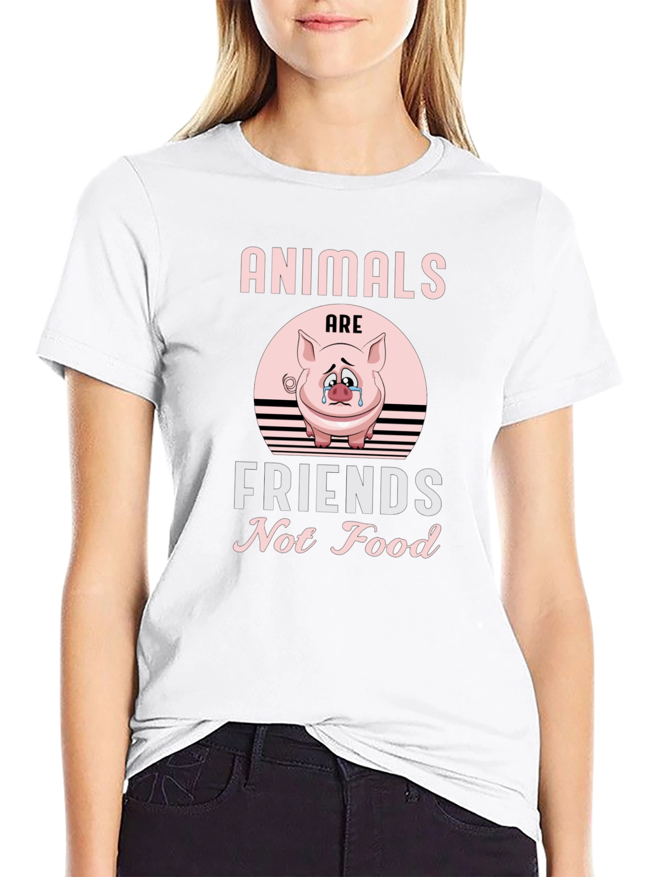 Animals Are Friends T-Shirt - Vegan Tee