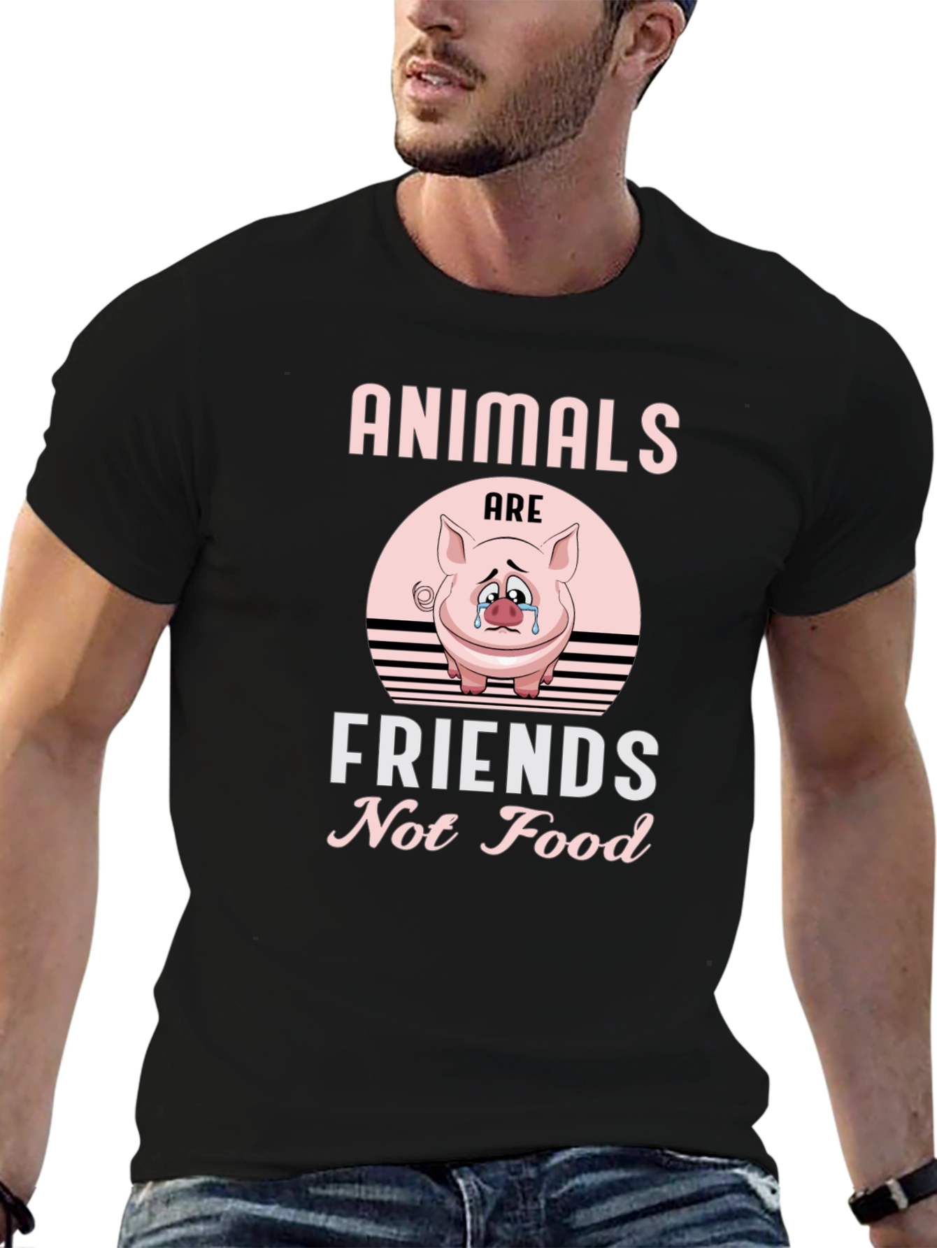 Animals Are Friends T-Shirt - Vegan Tee