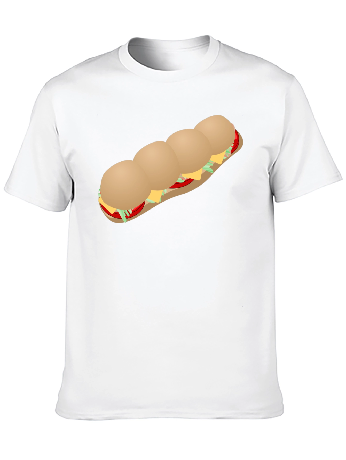 Sandwich Graphic Tee - Casual Black T-Shirt