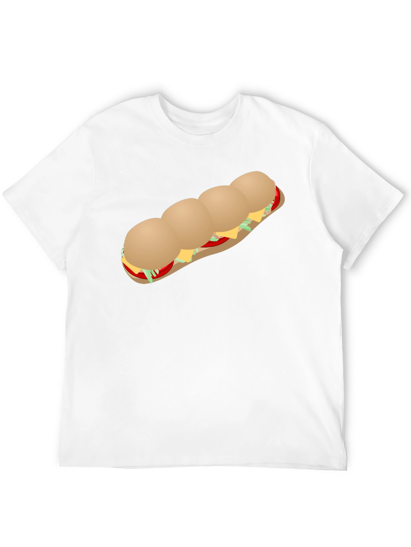 Sandwich Graphic Tee - Casual Black T-Shirt