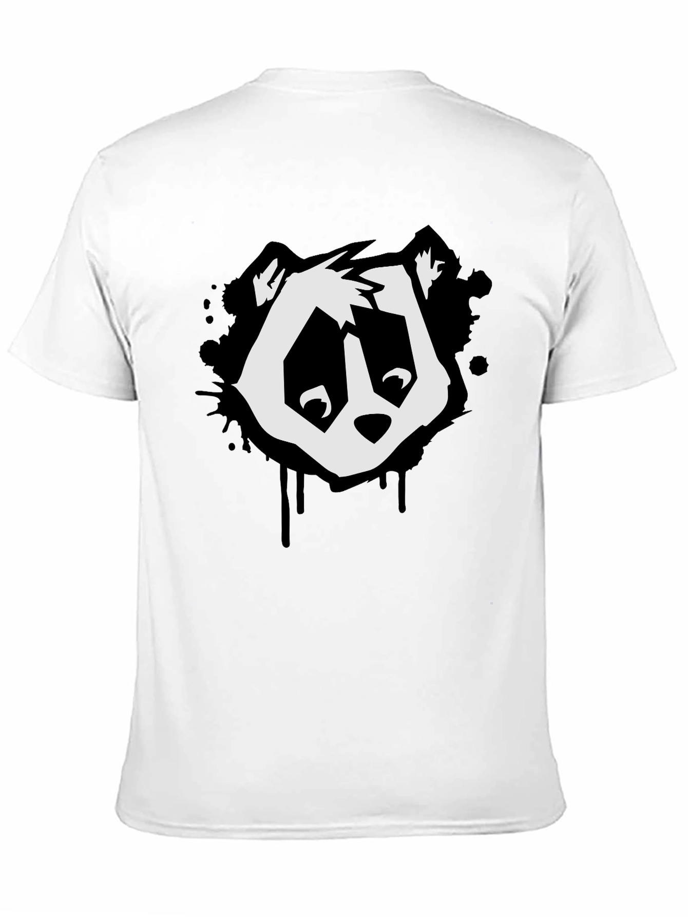 Cool Panda Graphic Tee - Black T-Shirt