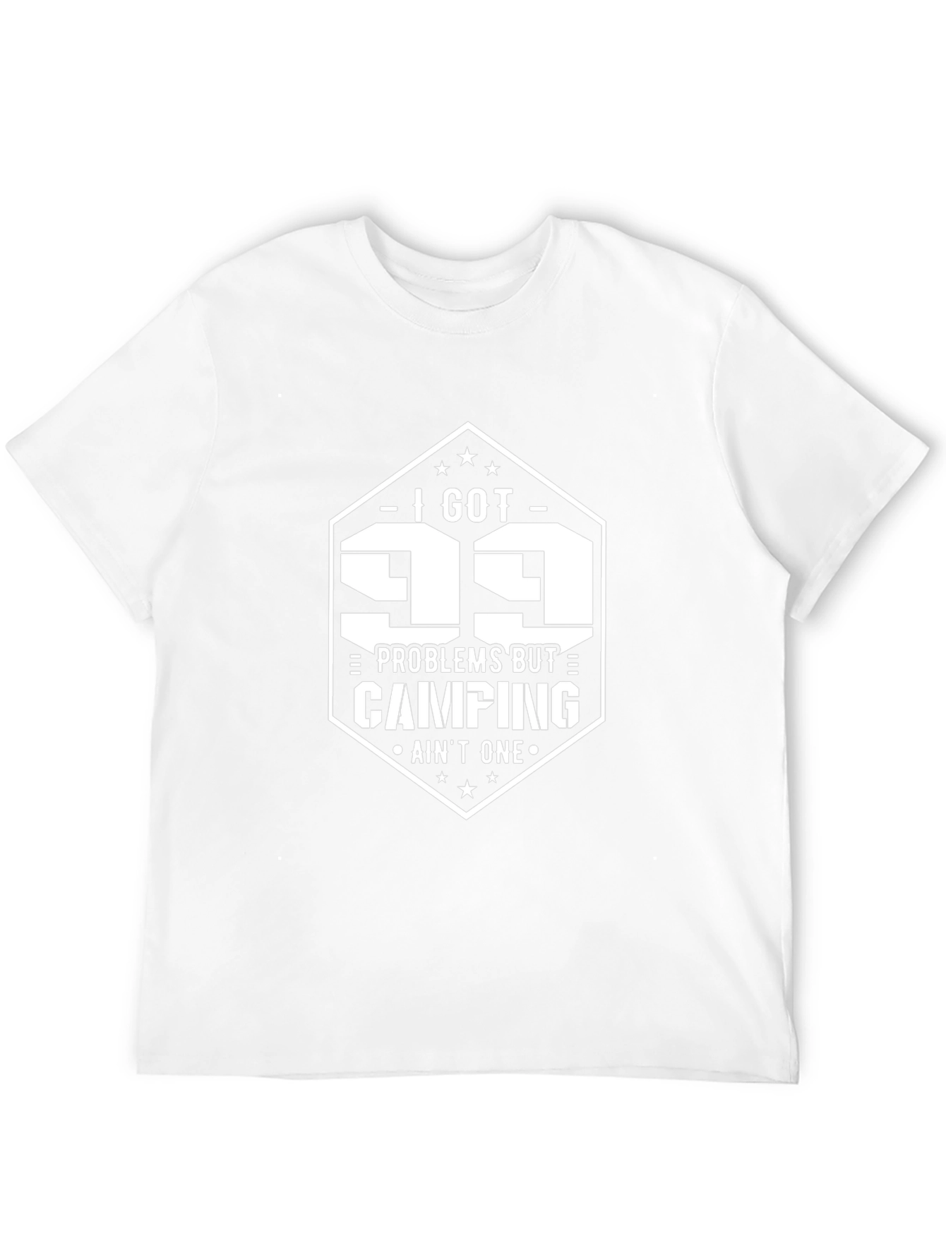 99 Problems Camping T-Shirt - Black Tee