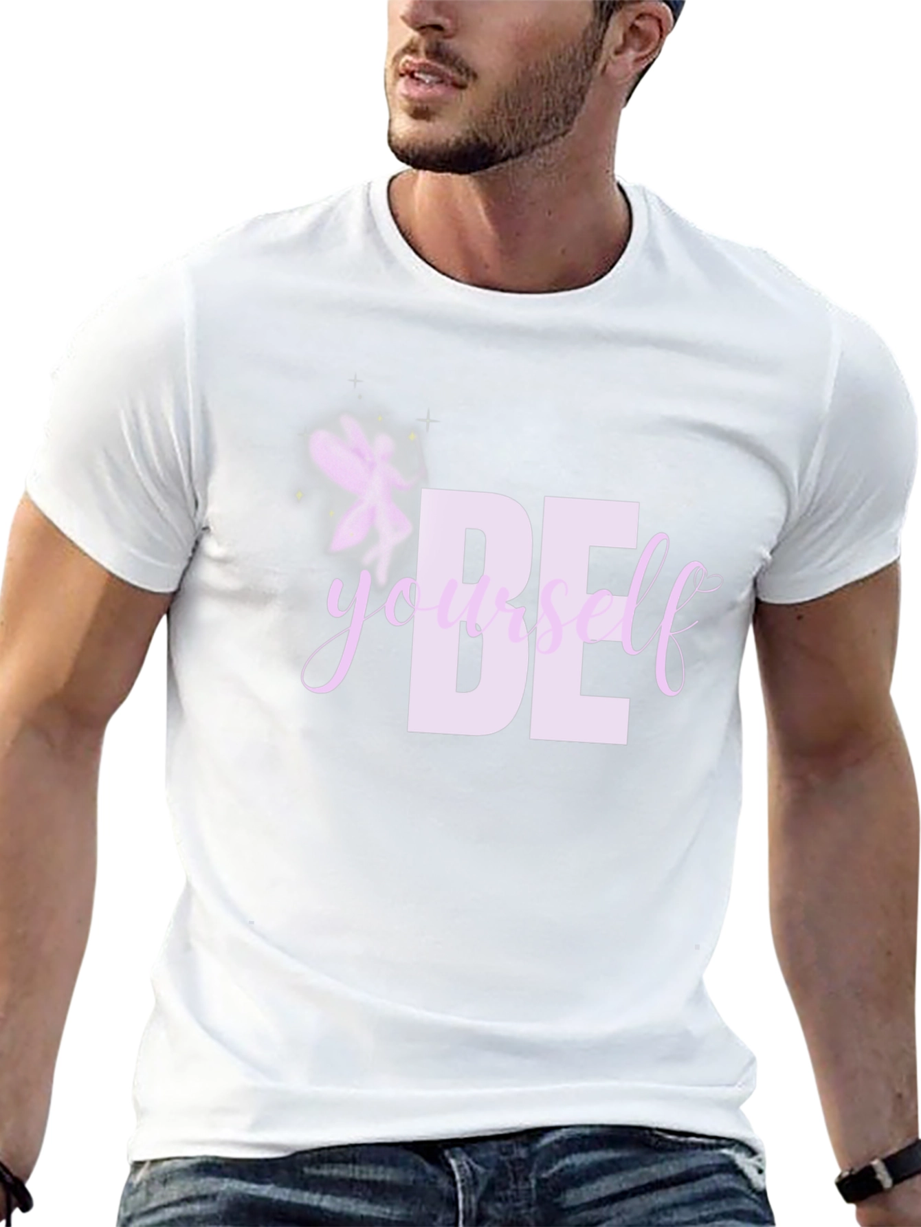 Be Yourself T-Shirt - Black Graphic Tee