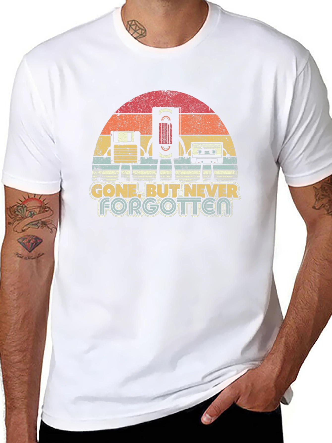 Gone But Never Forgotten Retro Graphic T-Shirt