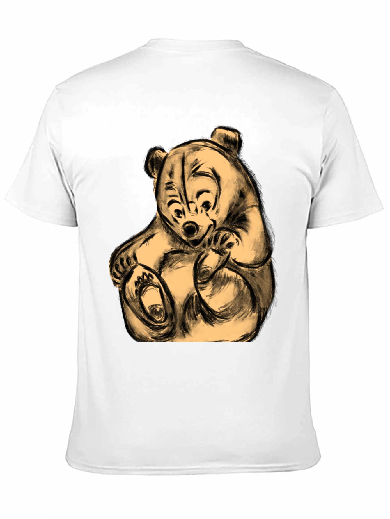 Whimsical Bear Graphic Tee - Soft & Comfortable