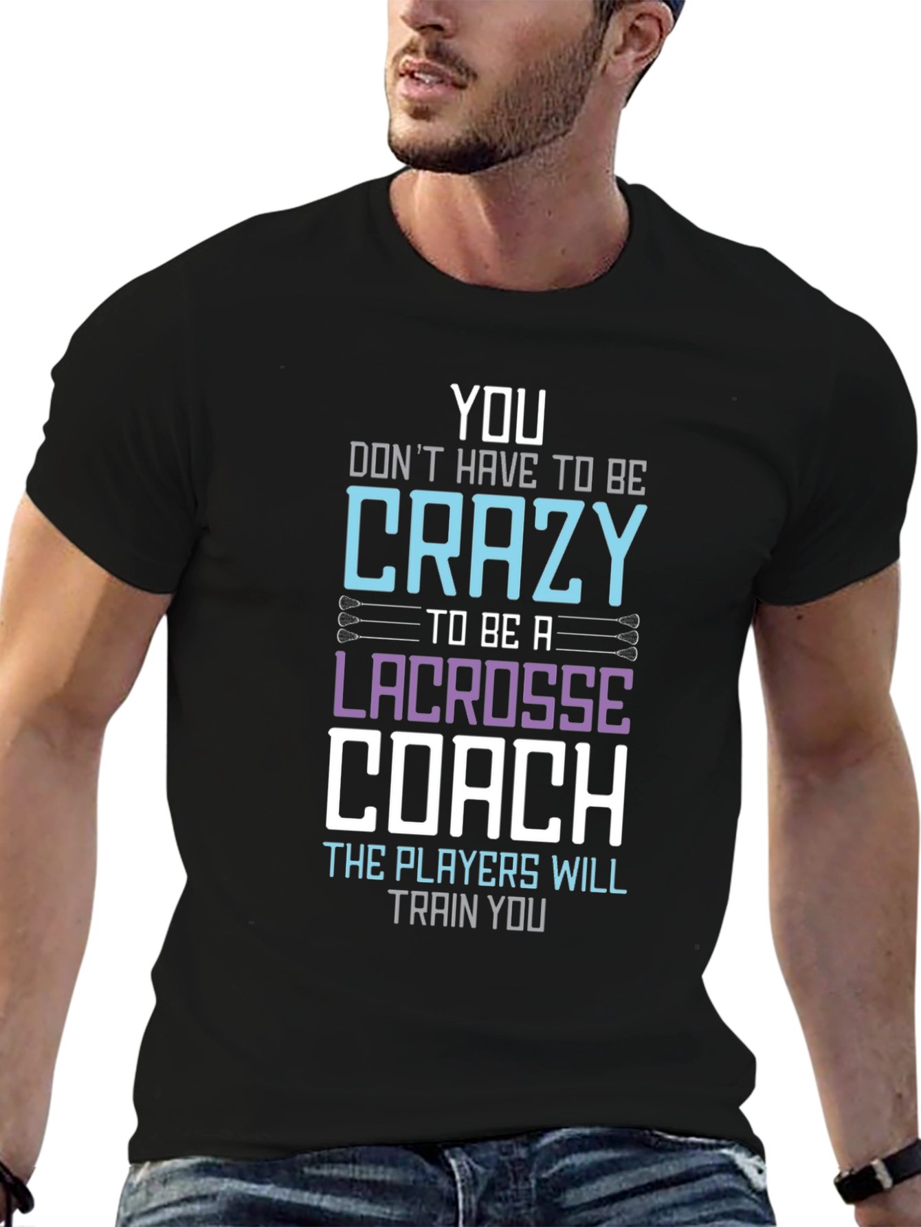Crazy Lacrosse Coach T-Shirt