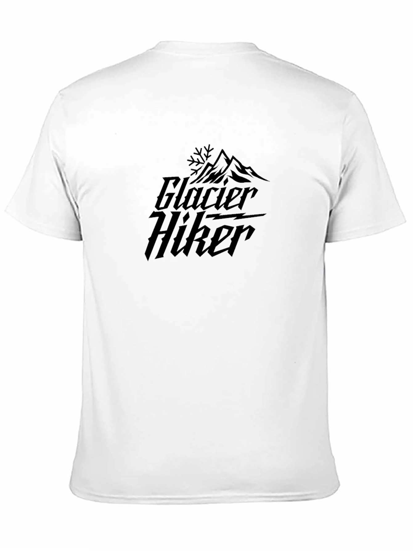 Glacier Hiker Graphic T-Shirt - Black