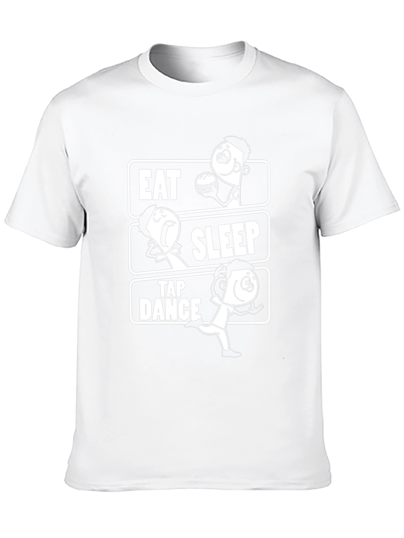 Eat Sleep Tap Dance Black Graphic T-Shirt