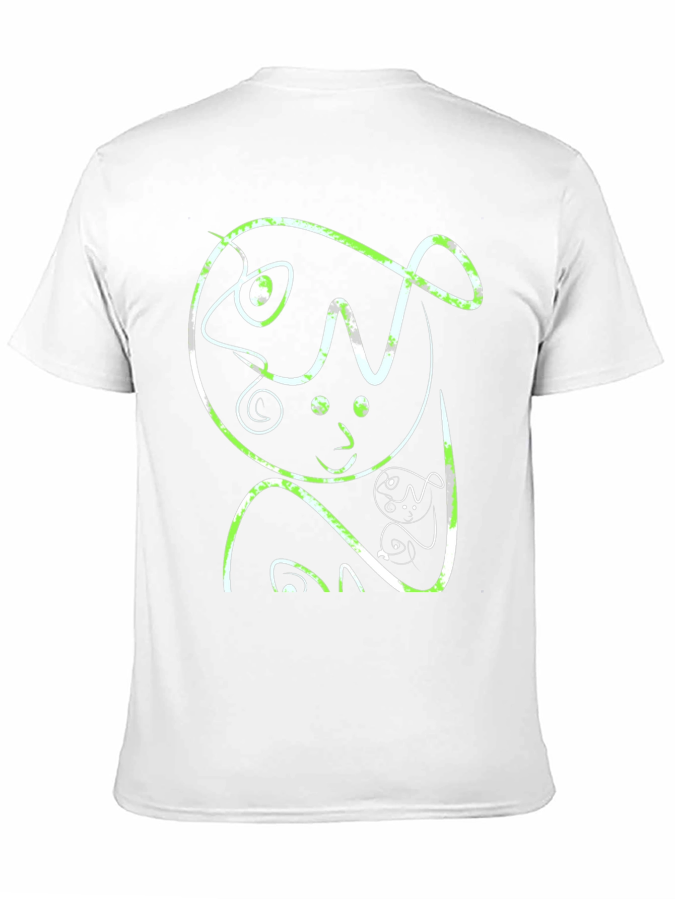 Abstract Graphic Print Black Casual T-Shirt