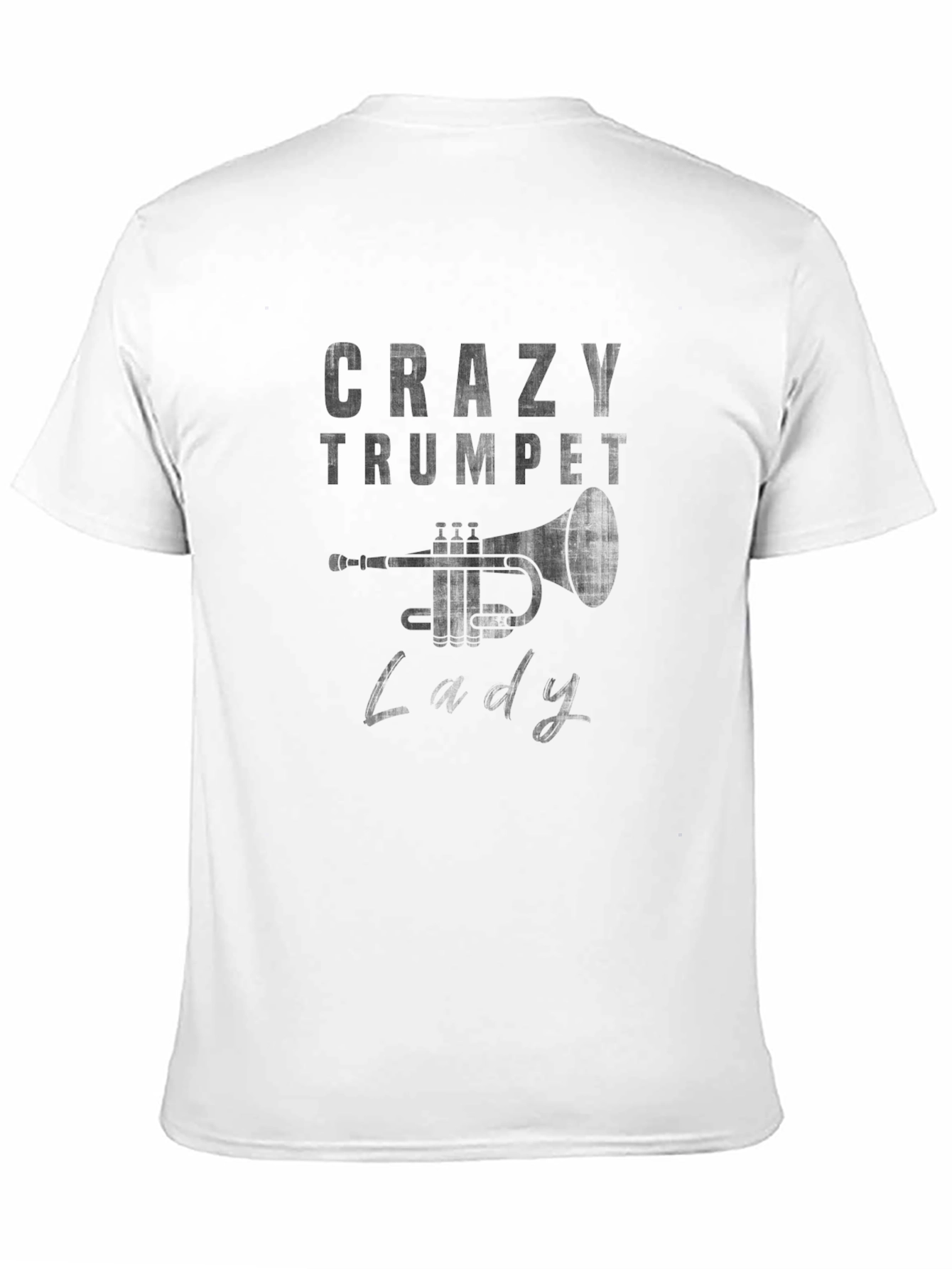 Crazy Trumpet Lady T-Shirt - Musician Tee
