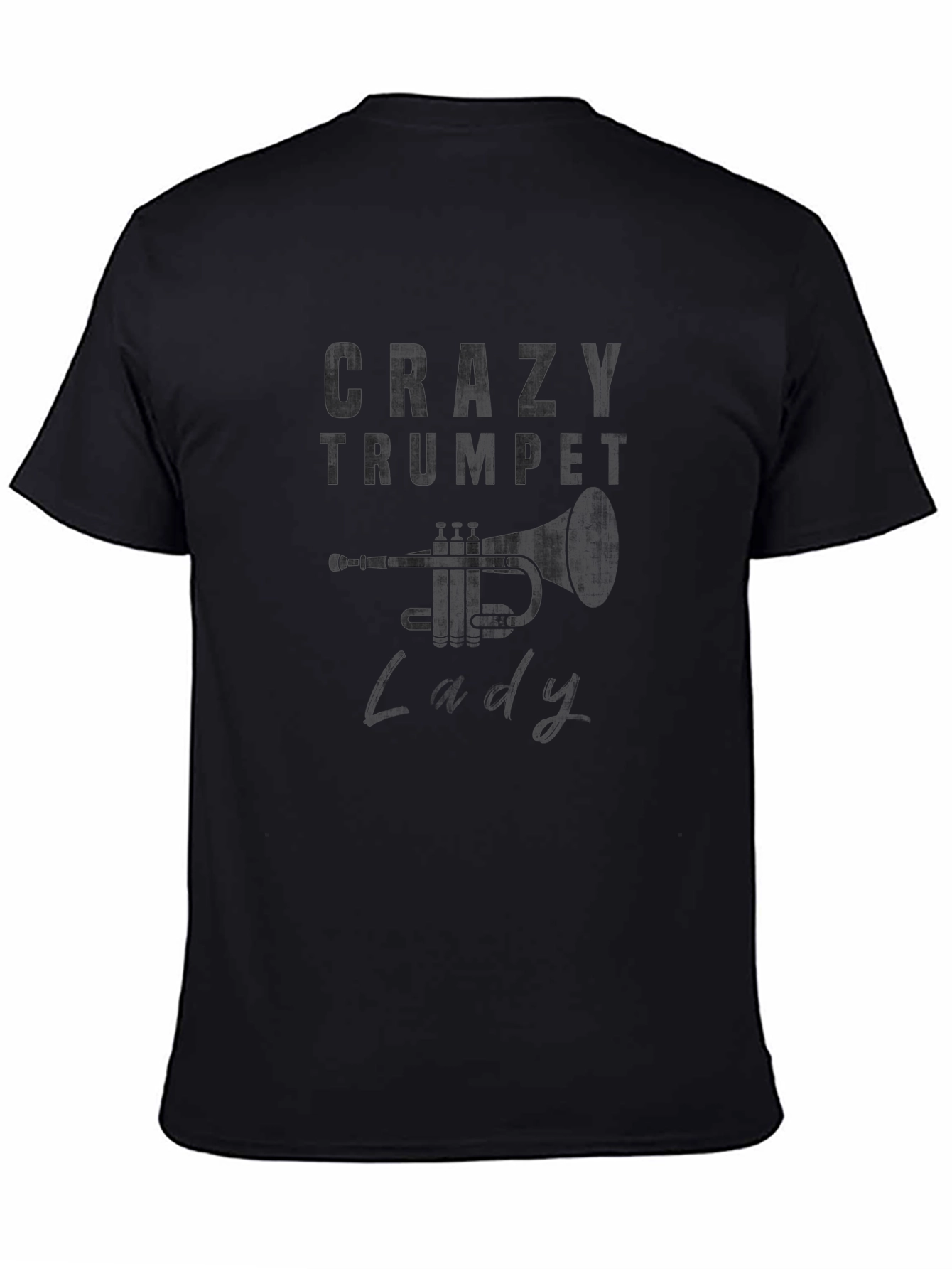 Crazy Trumpet Lady T-Shirt - Musician Tee