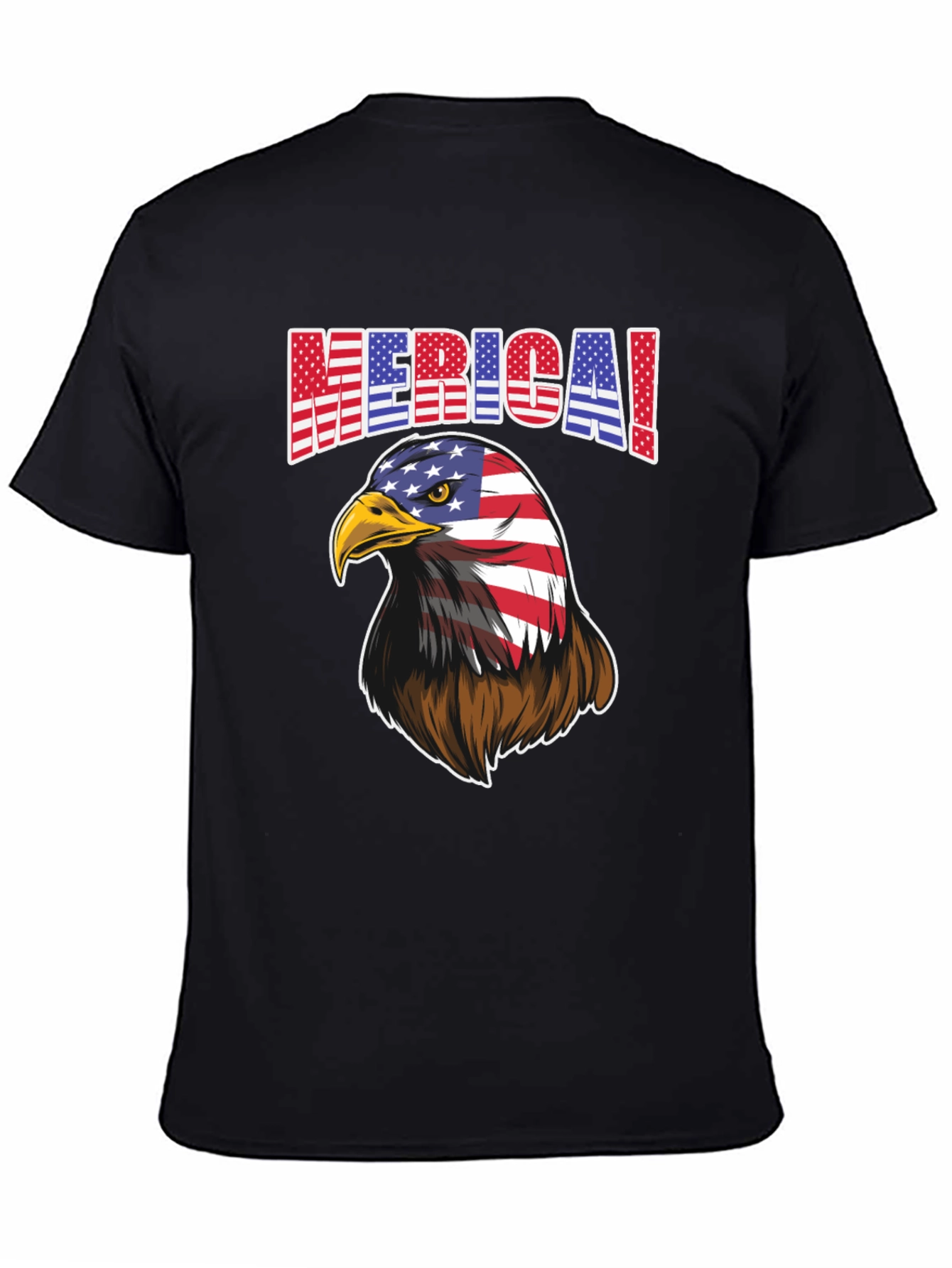 Patriotic Eagle Graphic T-Shirt - American Pride