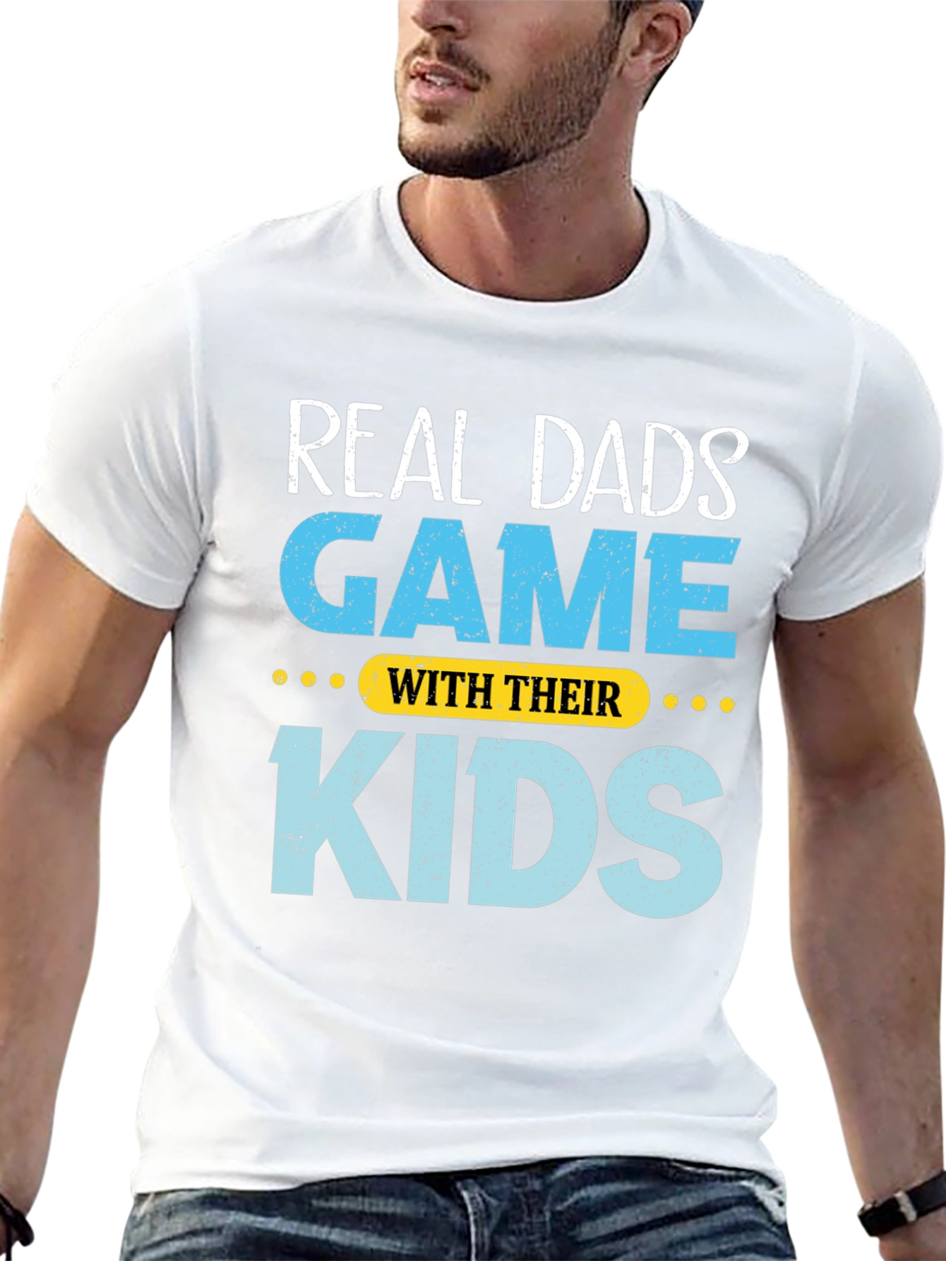 Real Dads Game With Their Kids T-Shirt