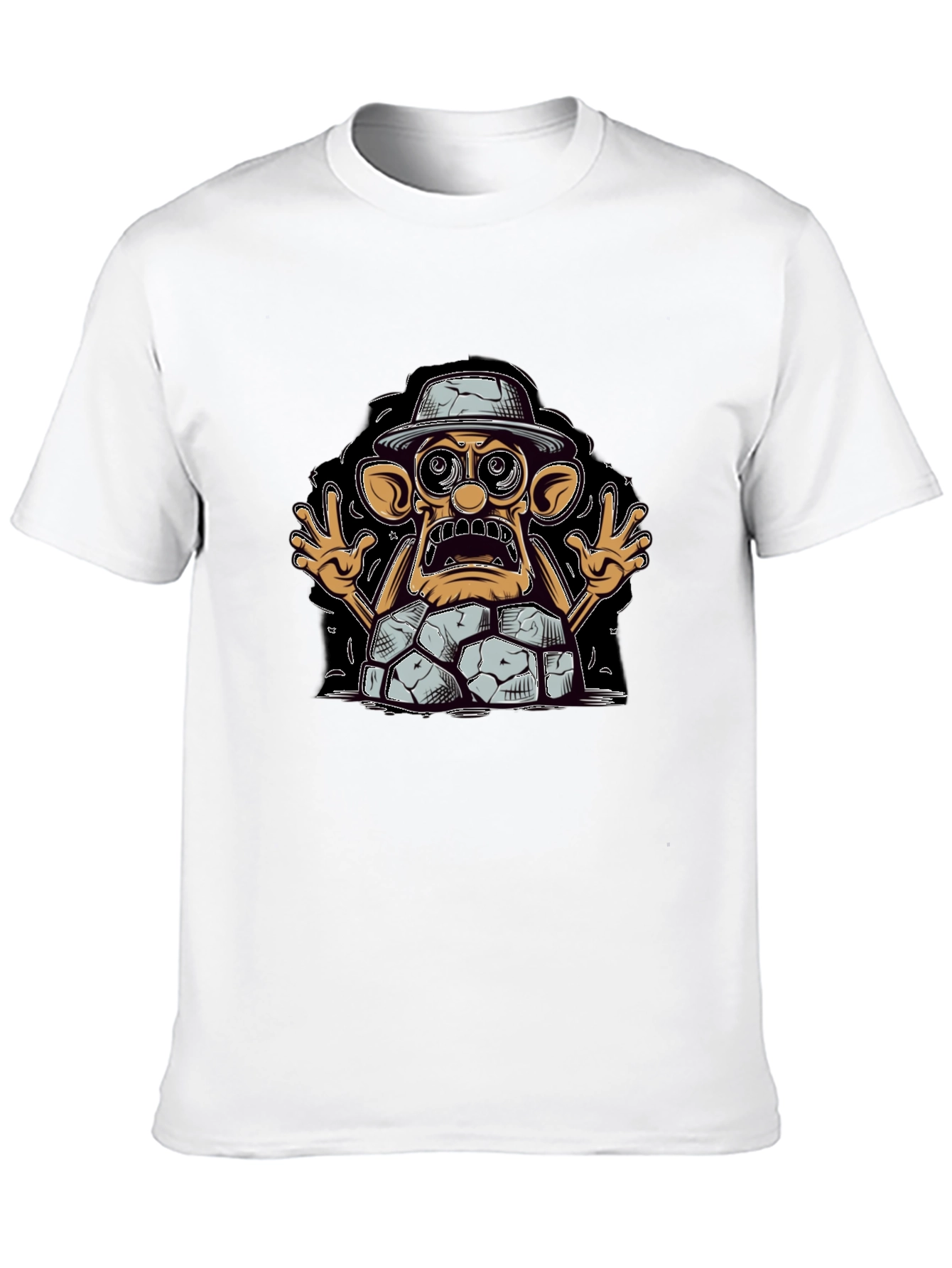 Cartoon Rock Creature T-Shirt