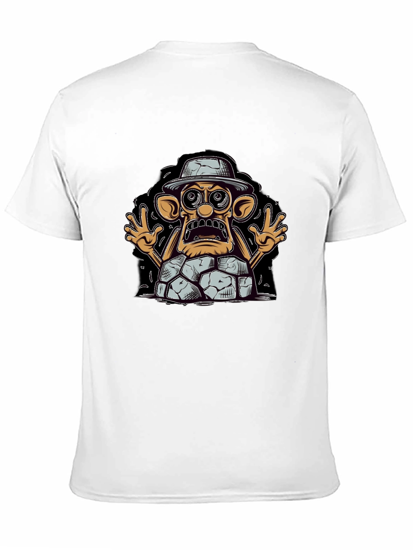 Cartoon Rock Creature T-Shirt