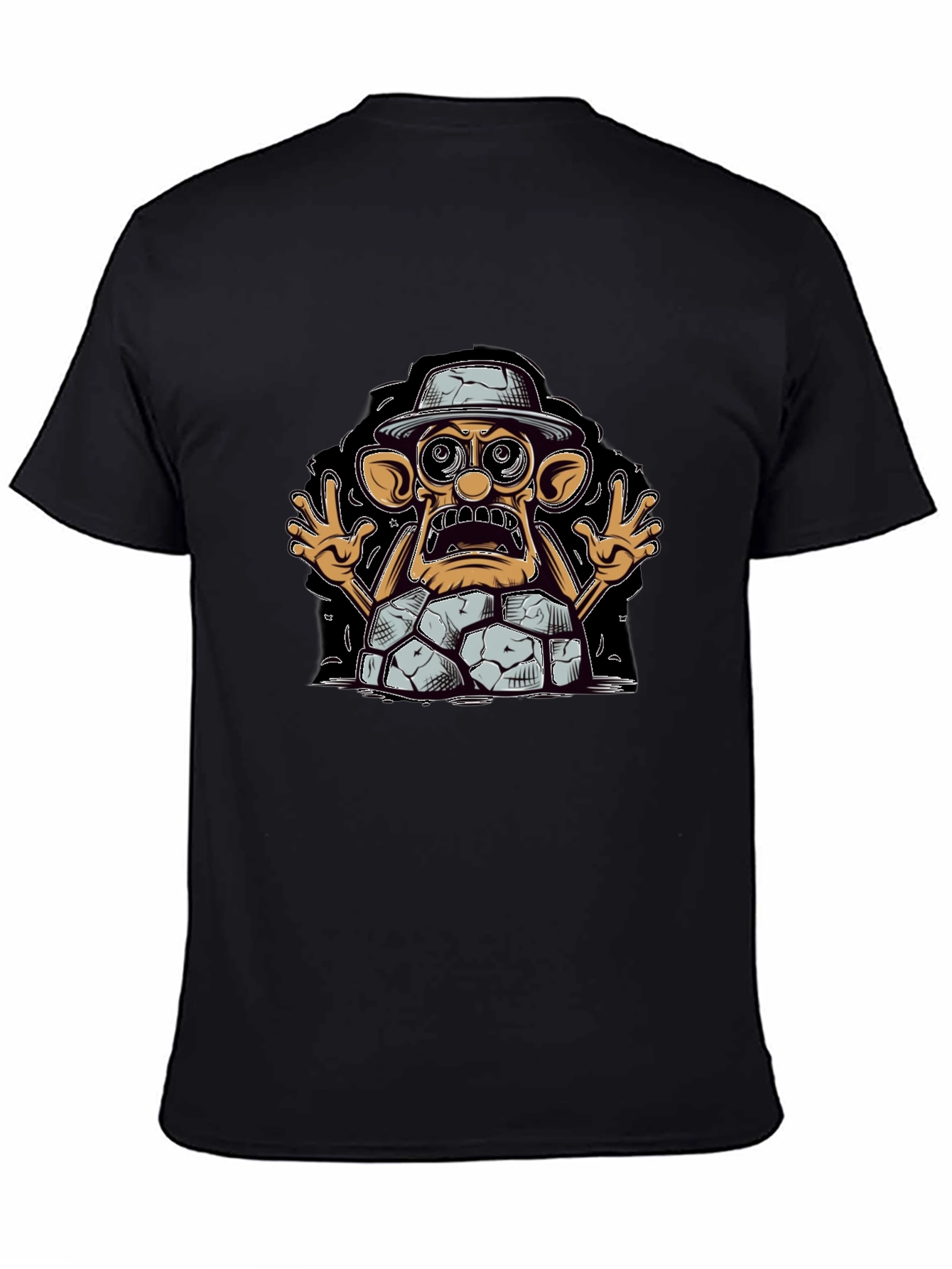 Cartoon Rock Creature T-Shirt