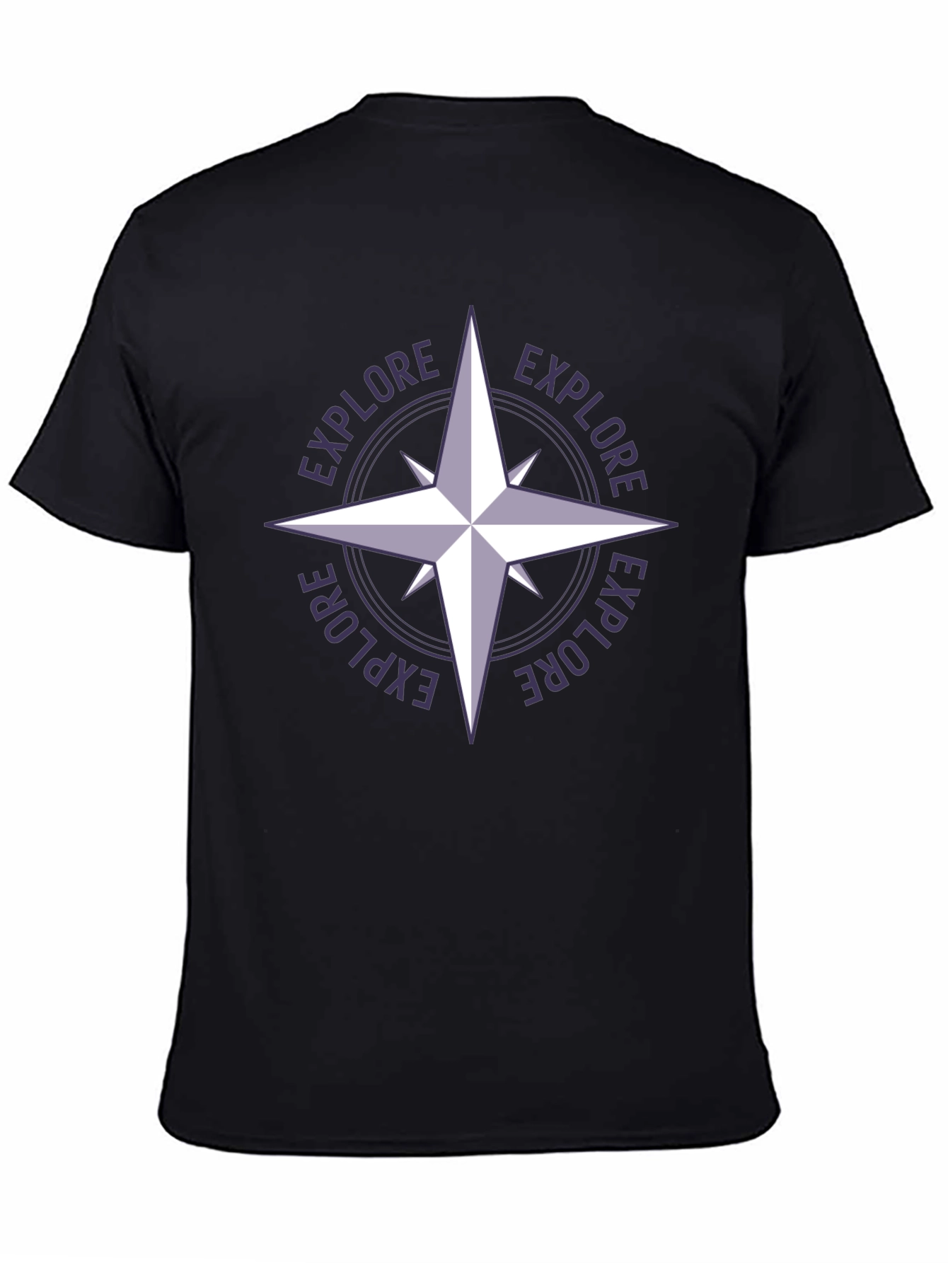 Explore Compass Graphic T-Shirt - Adventure Awaits!