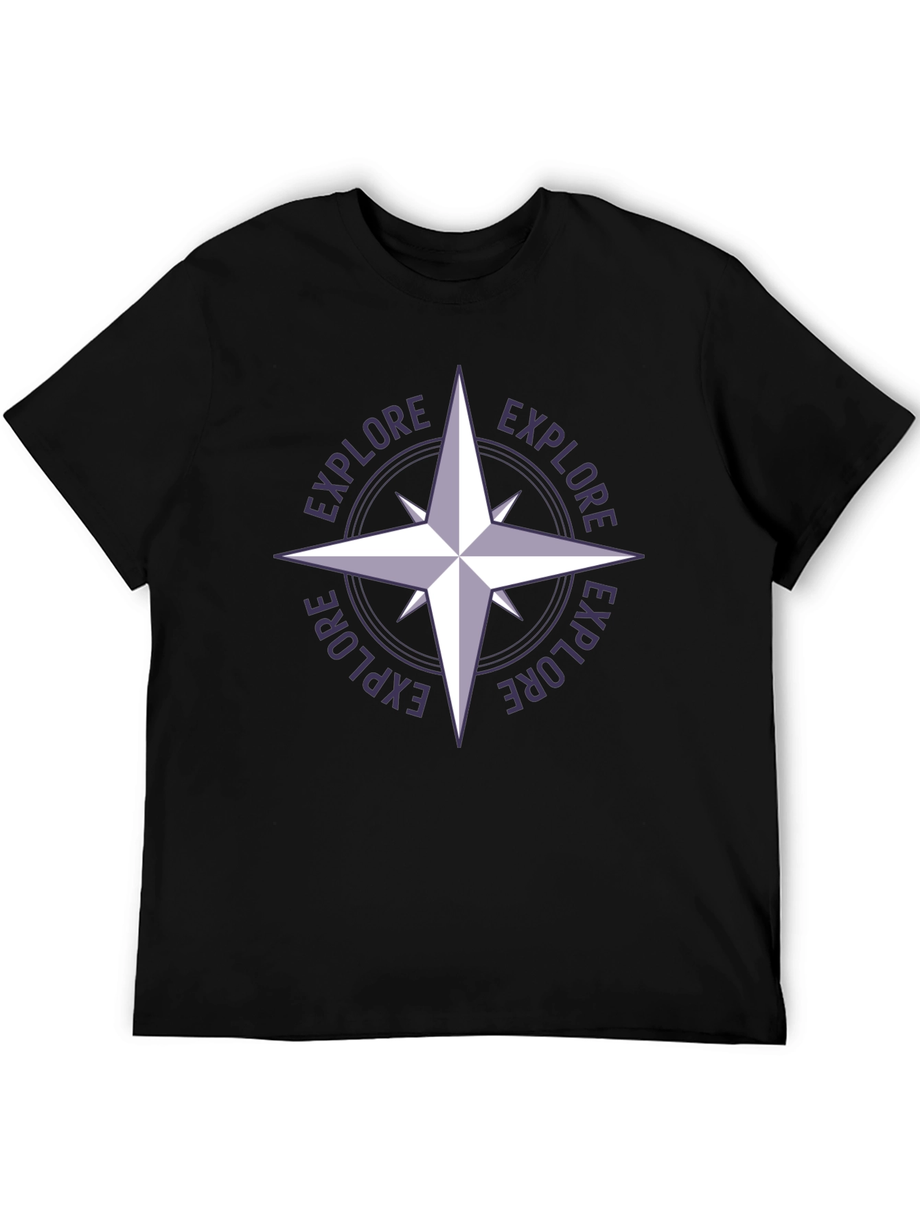 Explore Compass Graphic T-Shirt - Adventure Awaits!