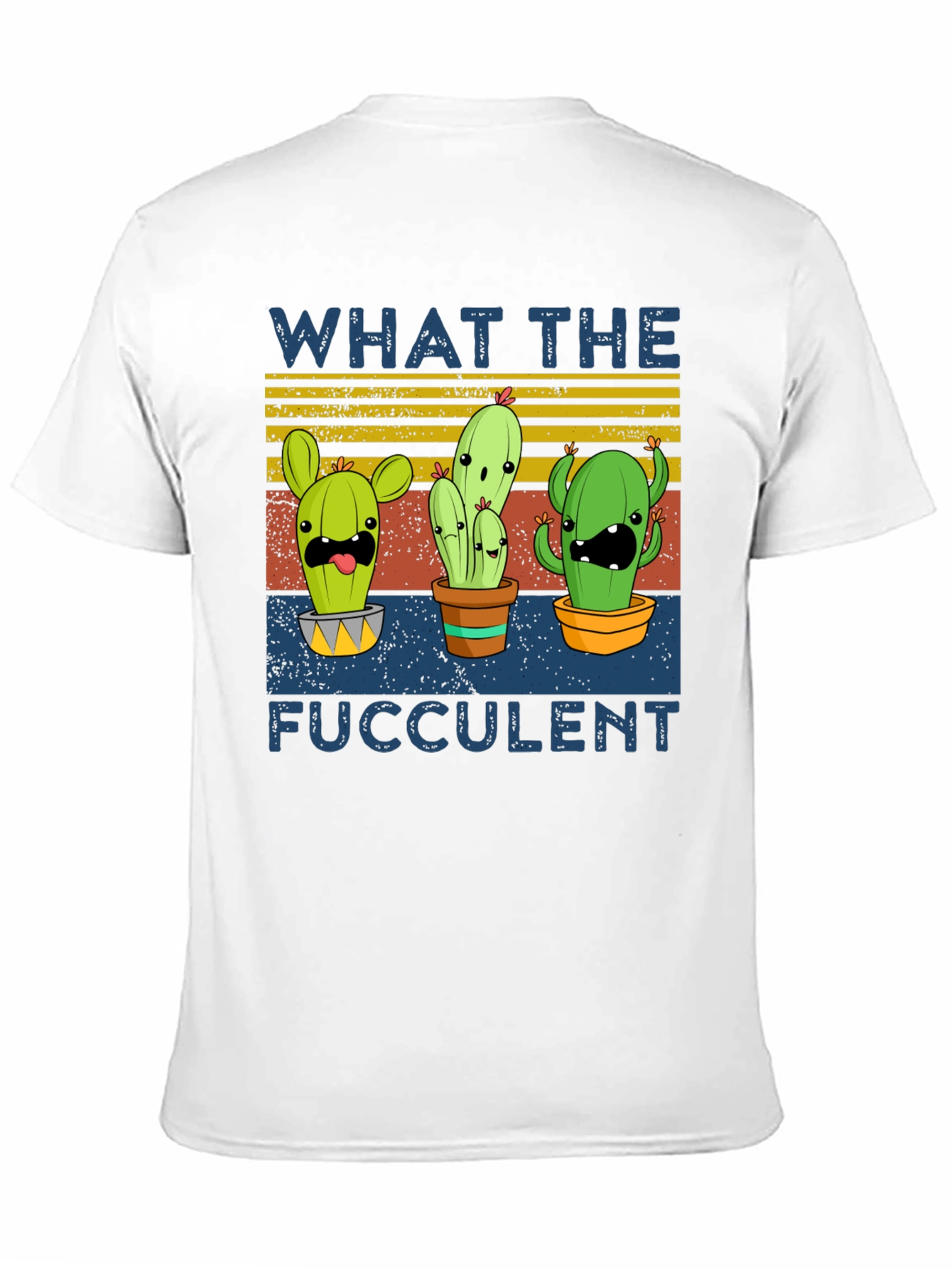 Funny Cactus Graphic Tee - What The Fucculent