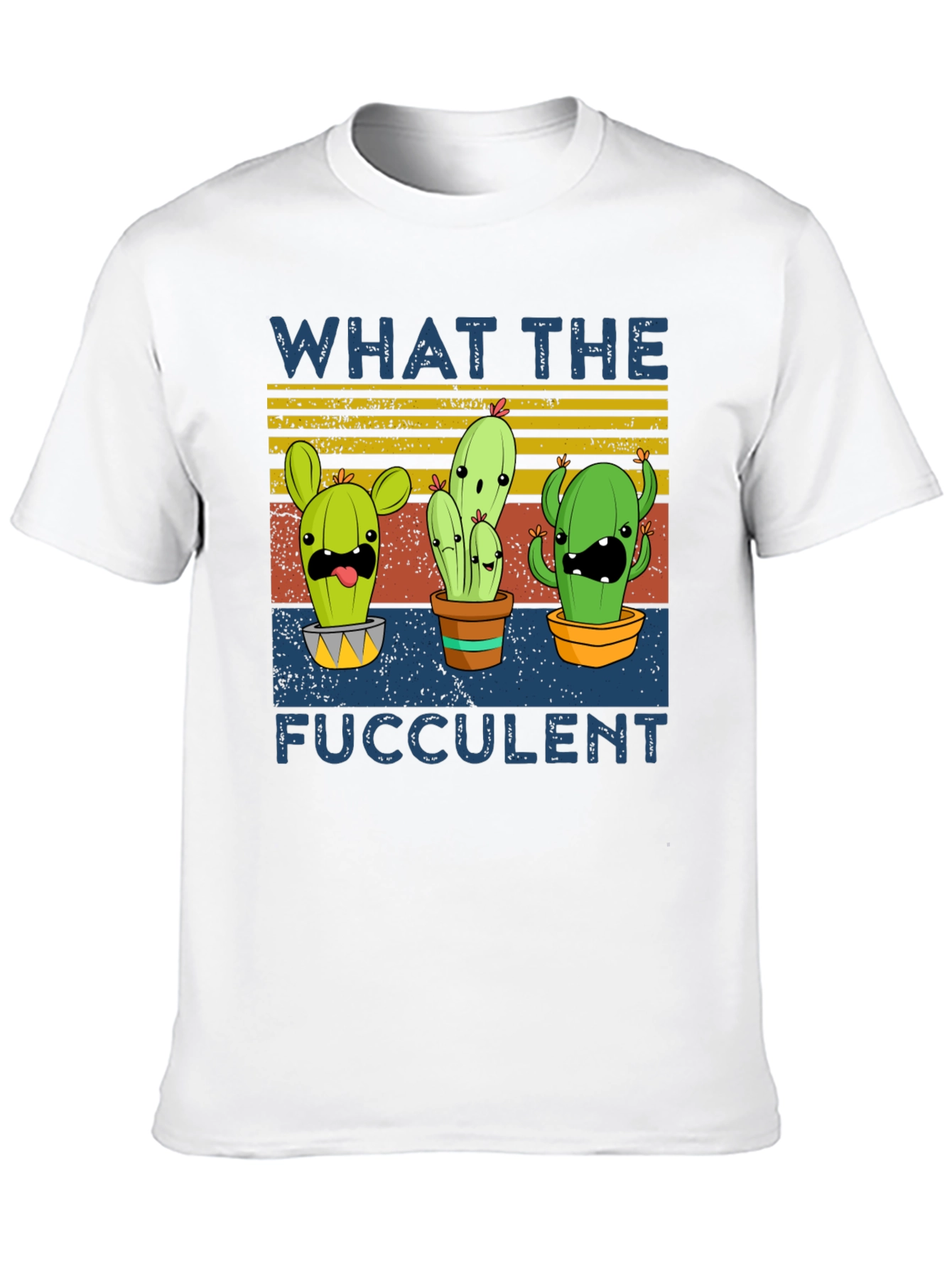 Funny Cactus Graphic Tee - What The Fucculent